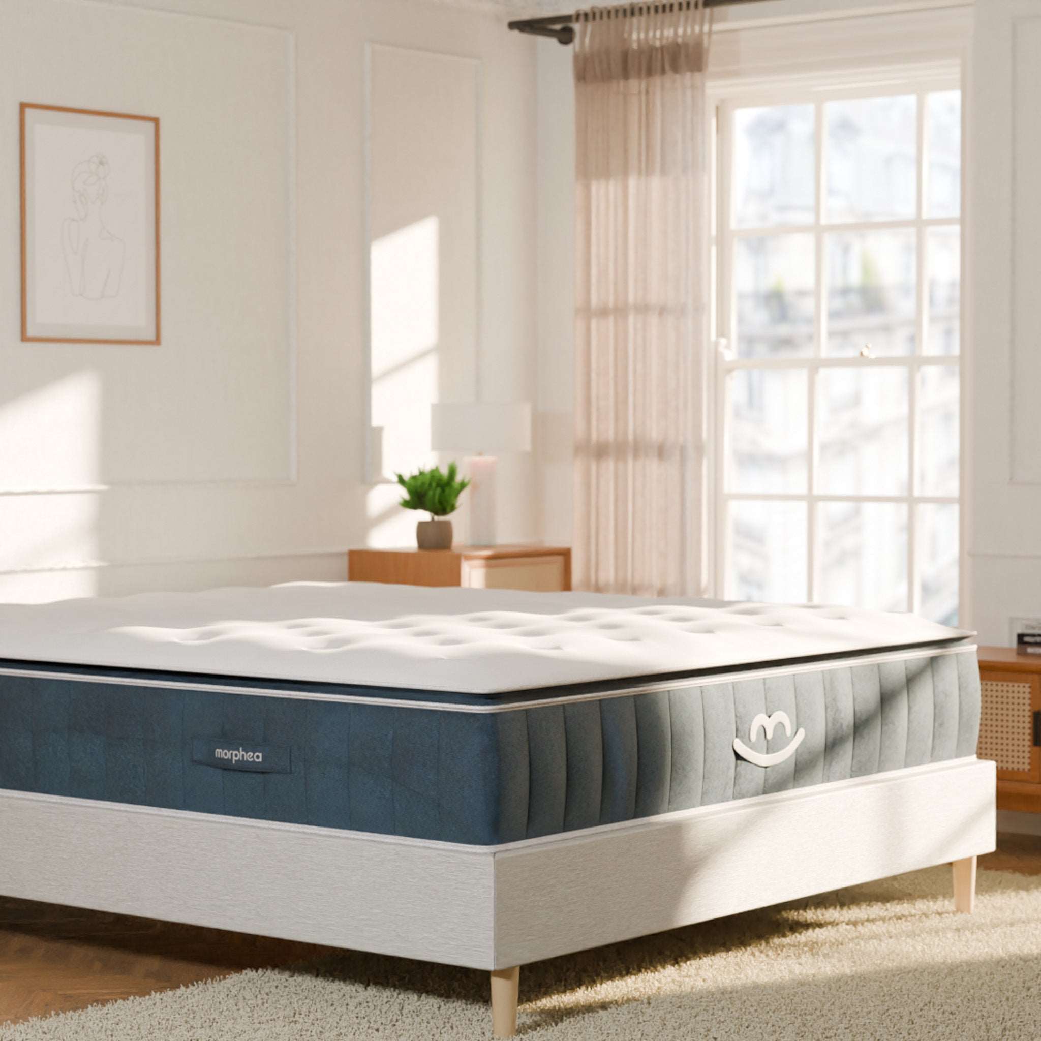 Matelas luxe hybride VICTORIA 90x200cm