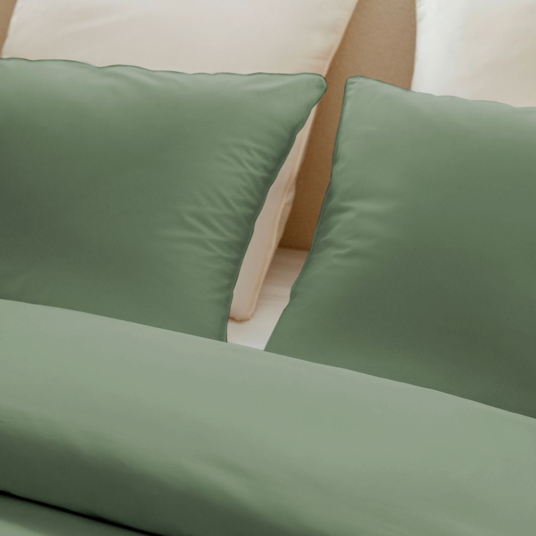 Cotton percale duvet cover - 6 colors to choose from
