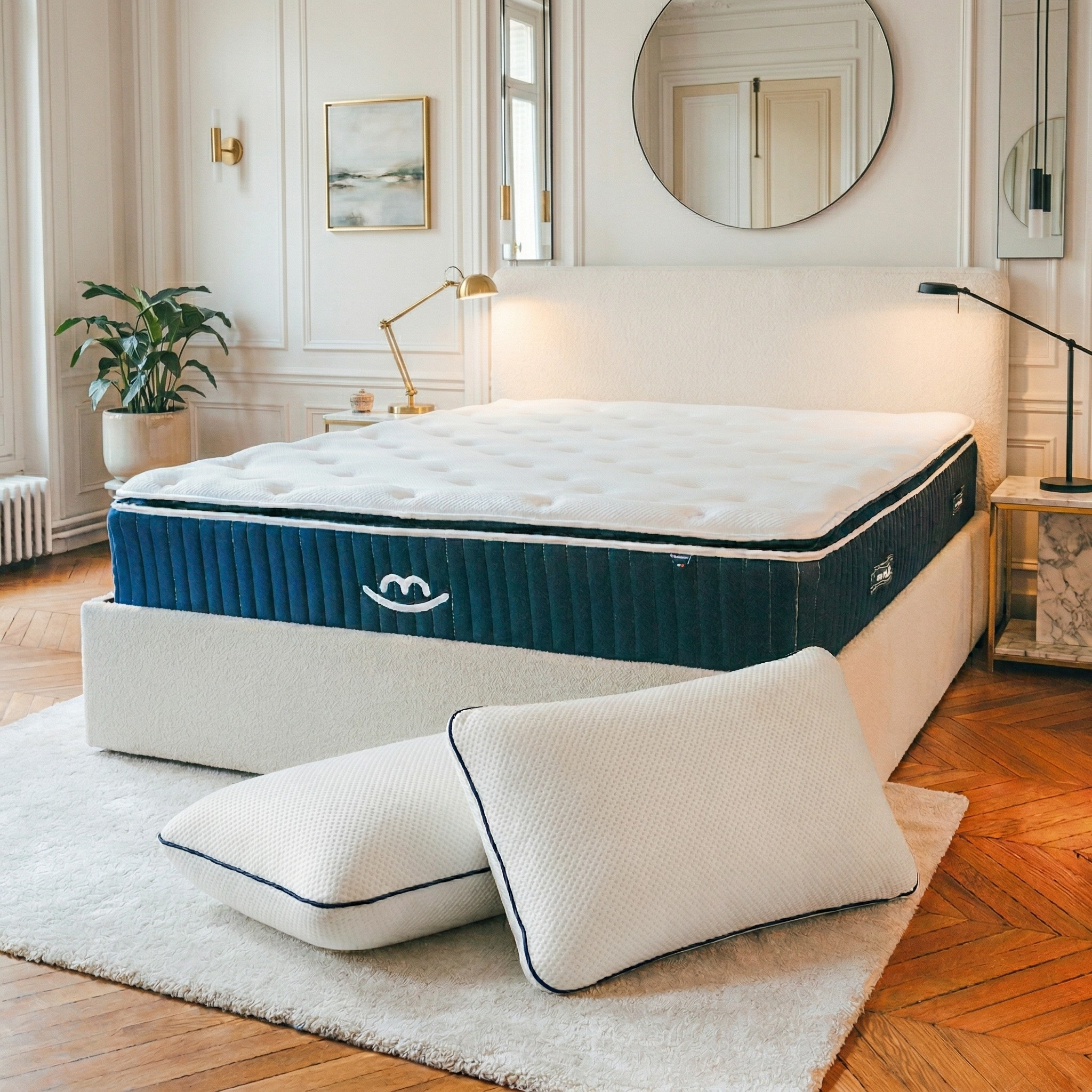 Bundle Victoria et Memory morphea pack matelas oreillers ergonomique