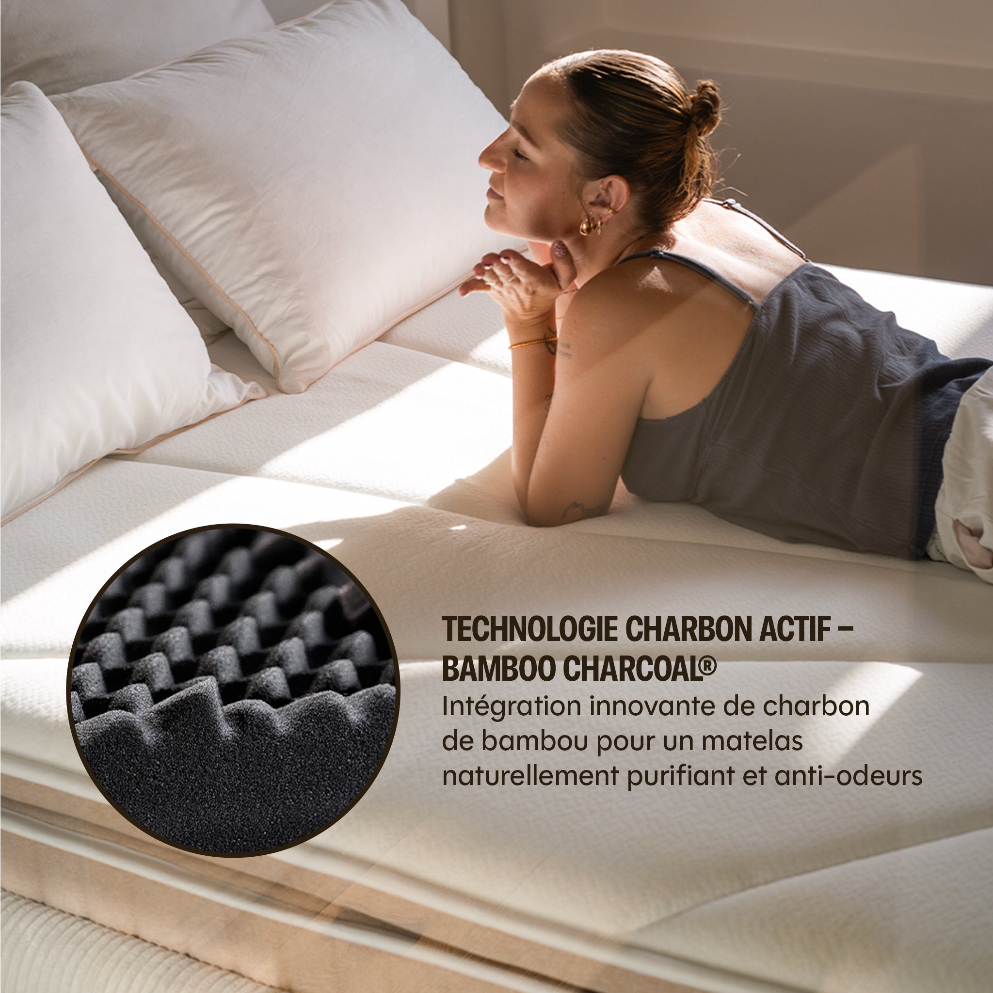 Pack Matelas Hybride Premium - L'Experience + 2 oreillers