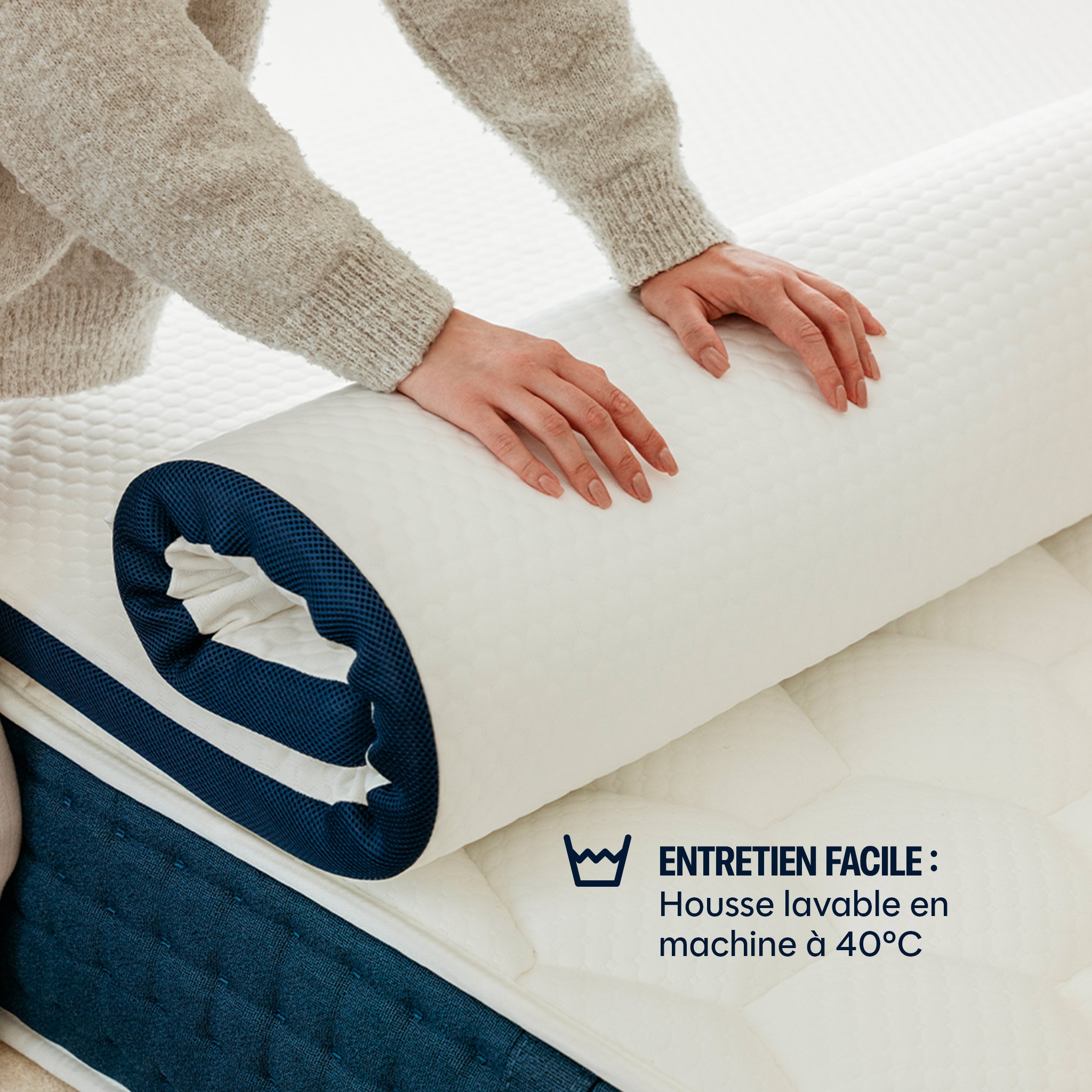 Cloudy mattress topper - memory foam - 5cm
