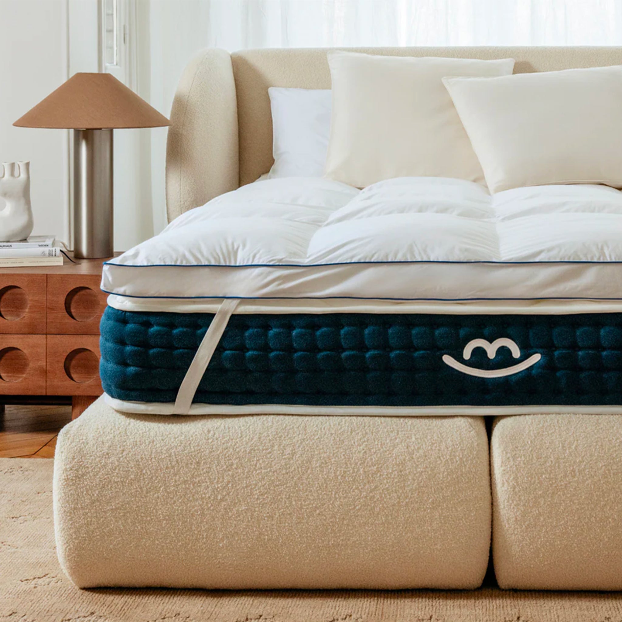 Surmatelas Cloud - fibre de polyester - 5cm