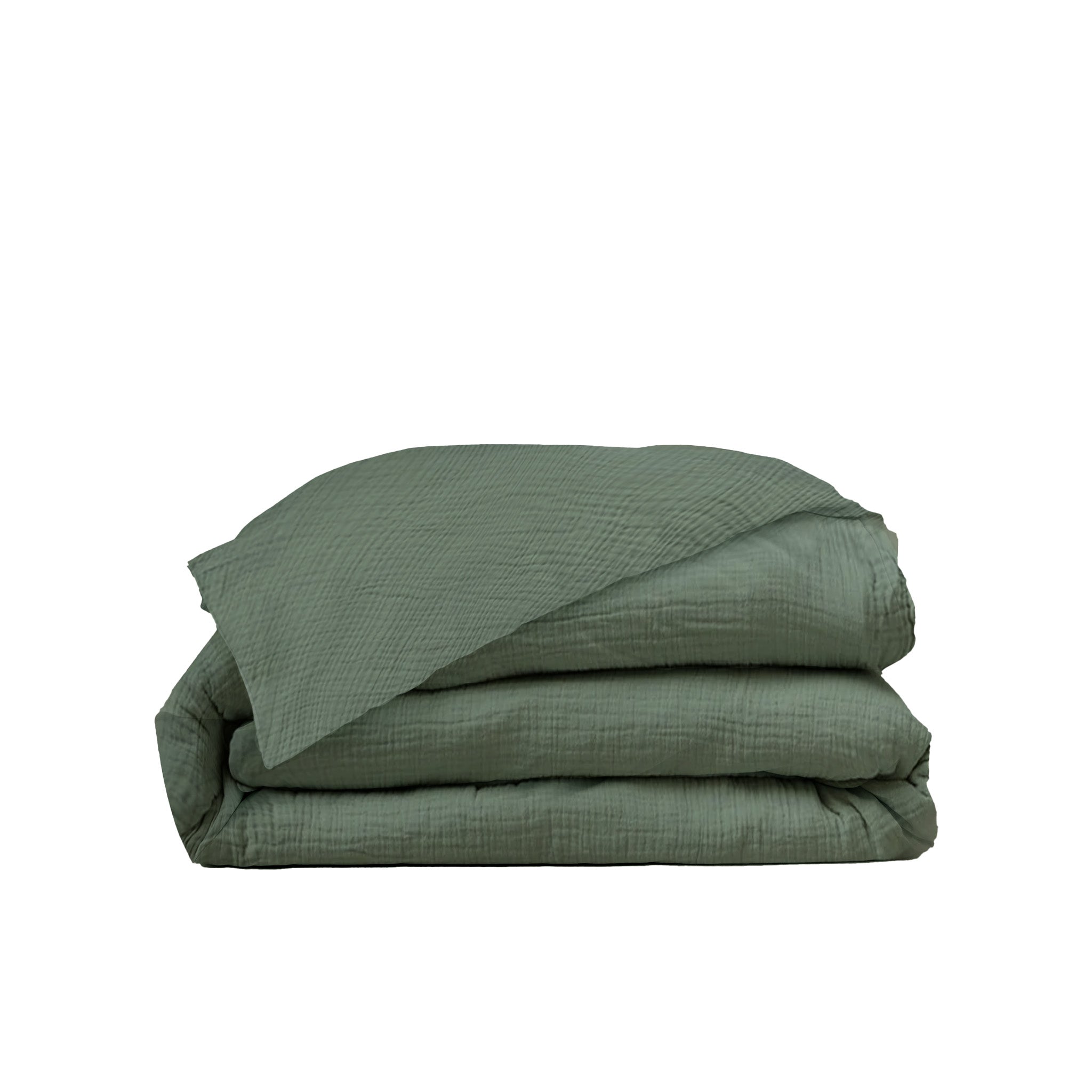 Cotton satin duvet cover - Beige