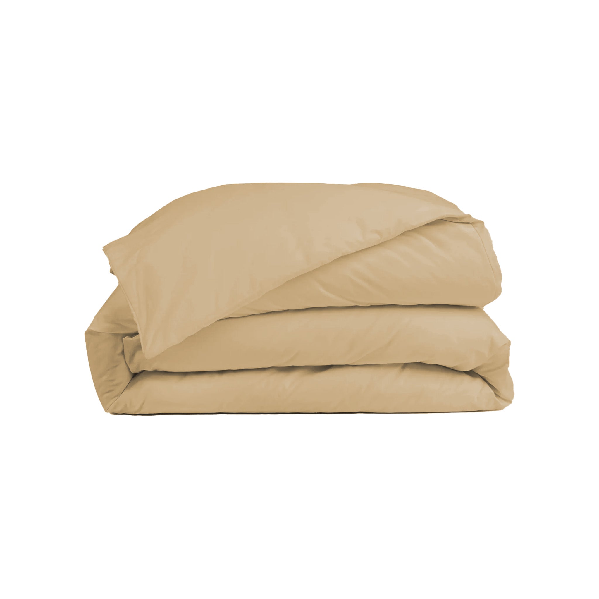 Cotton satin duvet cover - Beige