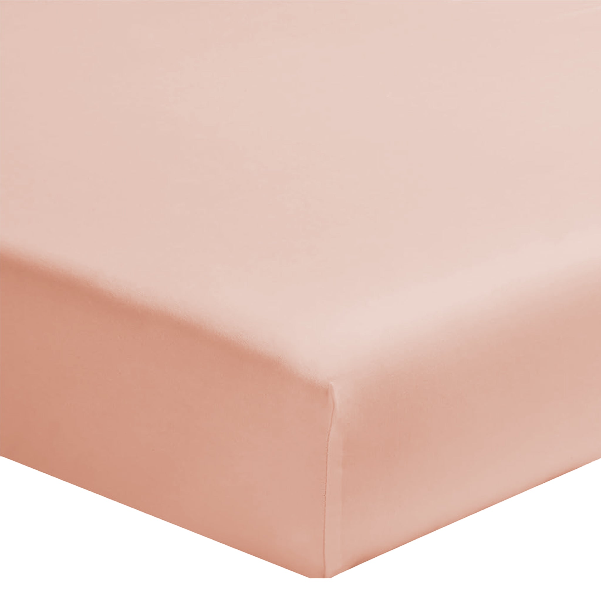 Cotton percale fitted sheet - 6 colors to choose from