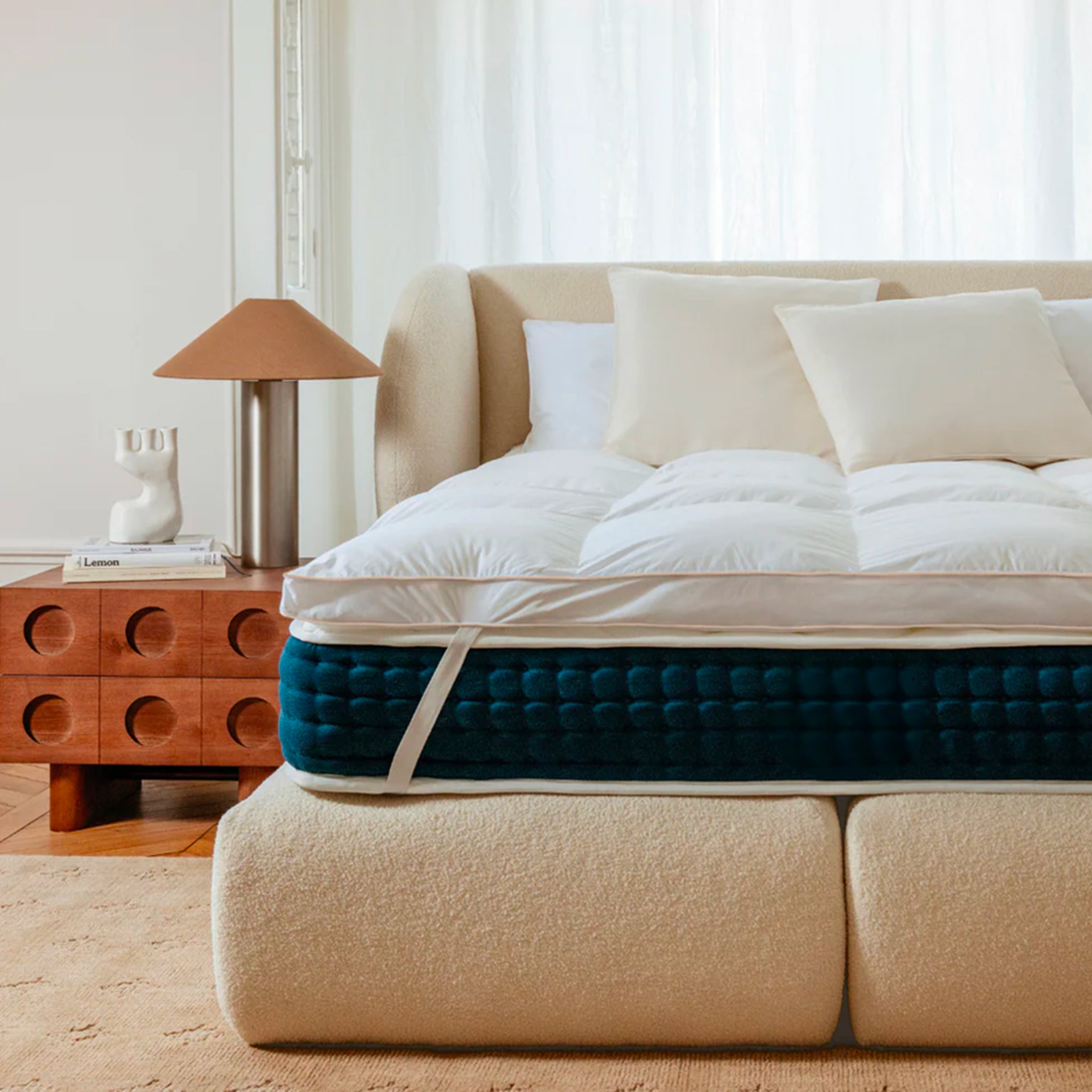 Le Surmatelas Drimz - plumes de canard - 5 cm