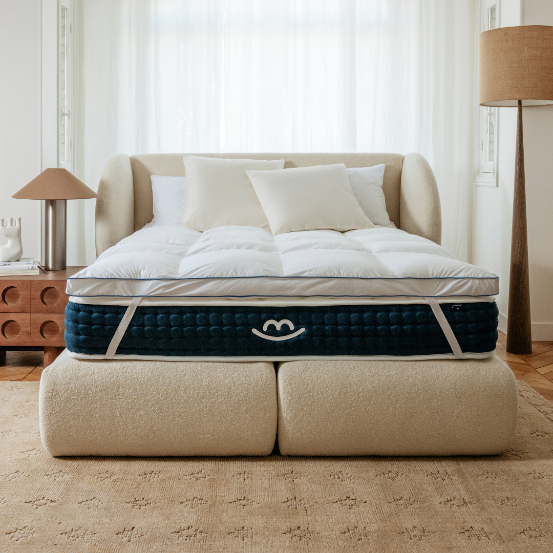 Pack Hybride Jade 26 cm mémoire de forme + Surmatelas Cloud