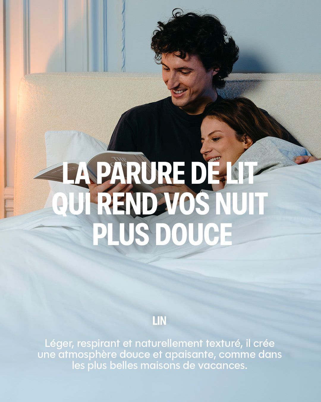 Housse de couette Lin - 2 coloris au choix