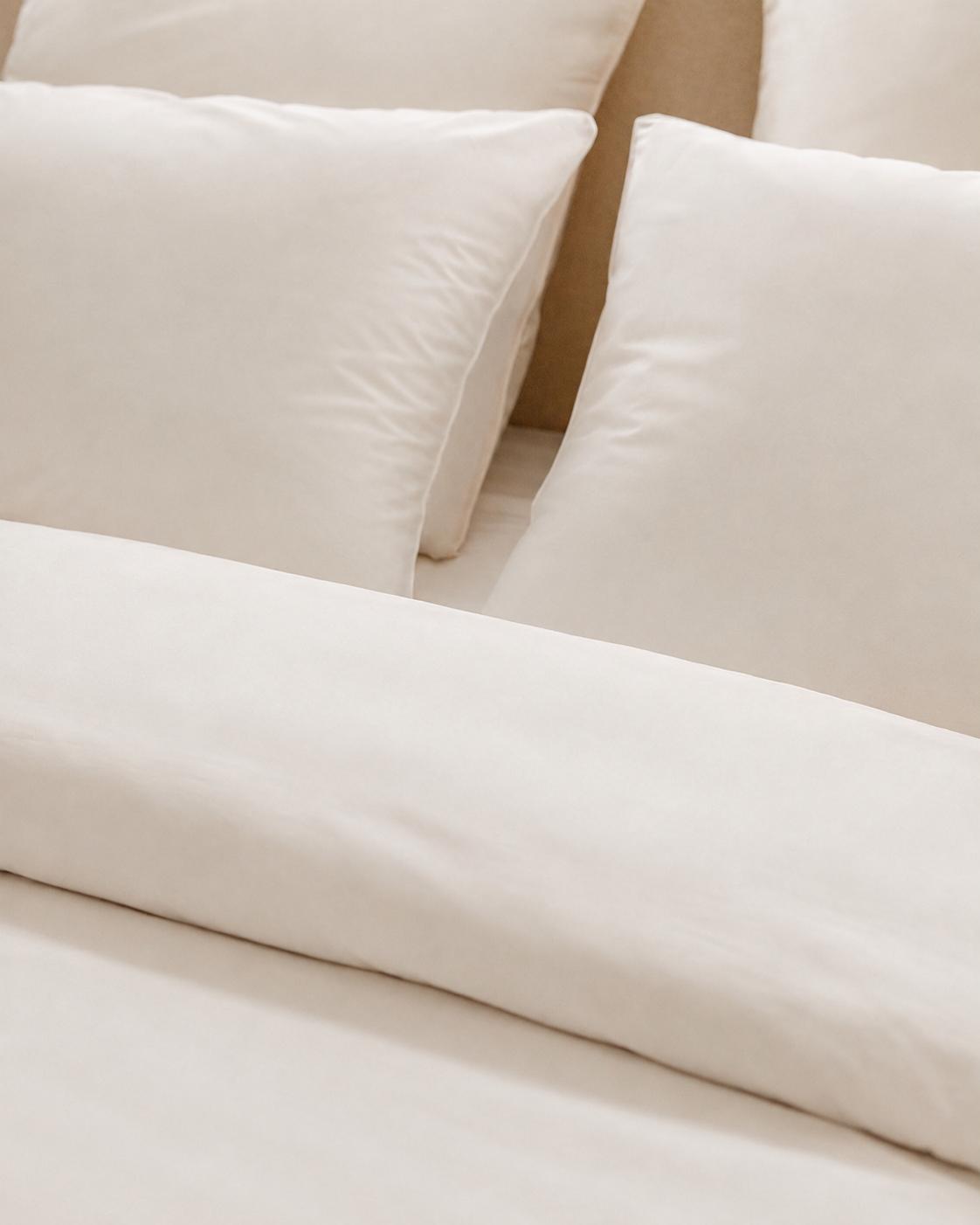 Washed percale bedding set - Baby's breath