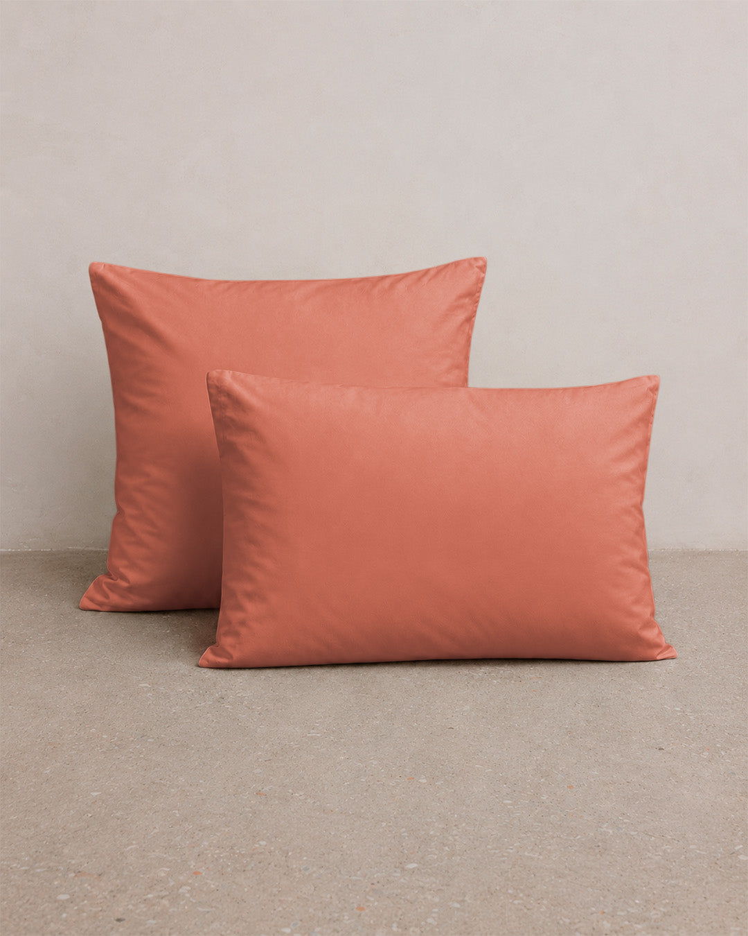 Taie d'oreiller satin de coton x2 - 5 coloris au choix