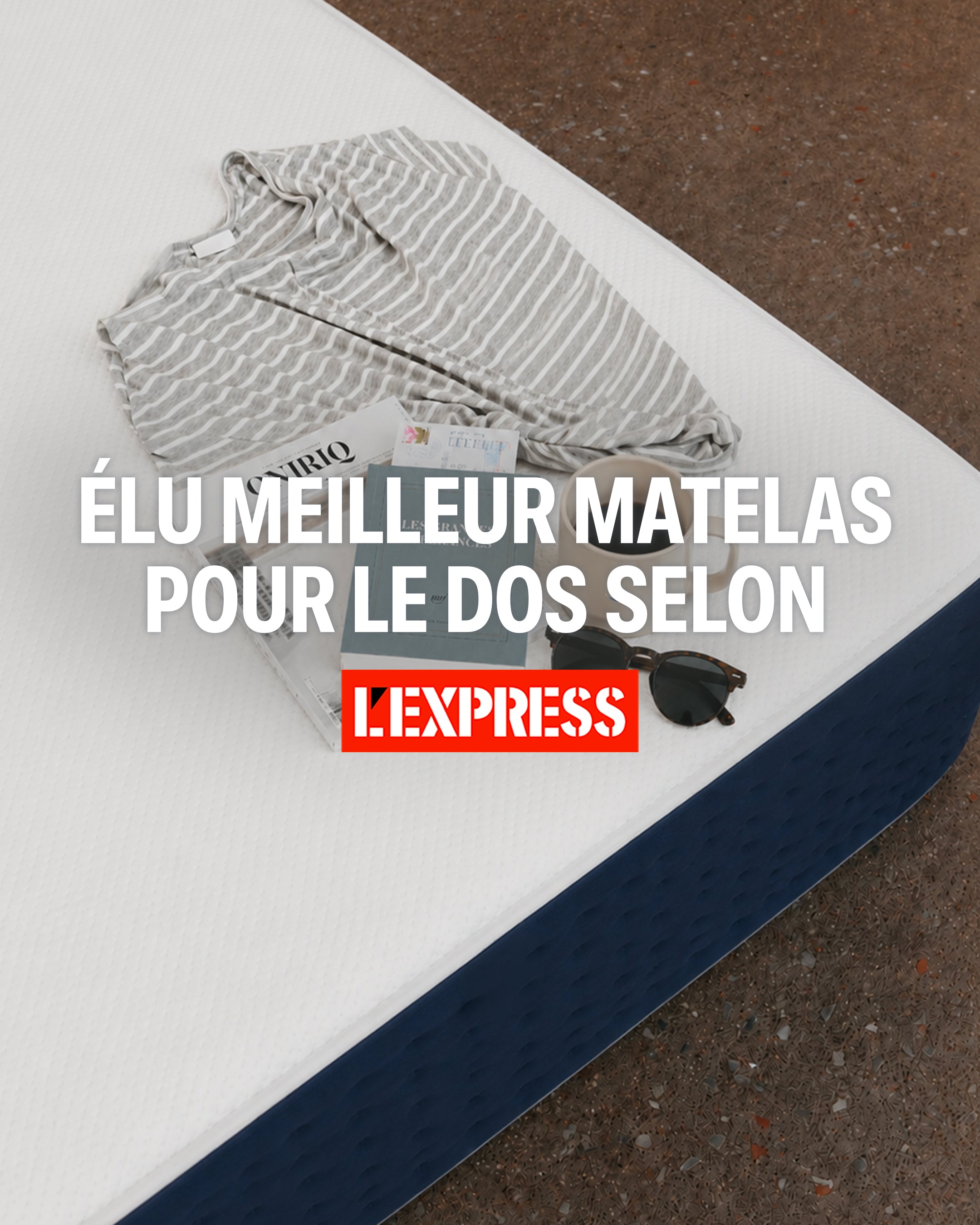Matelas hybride Jade - mémoire de forme - 26cm