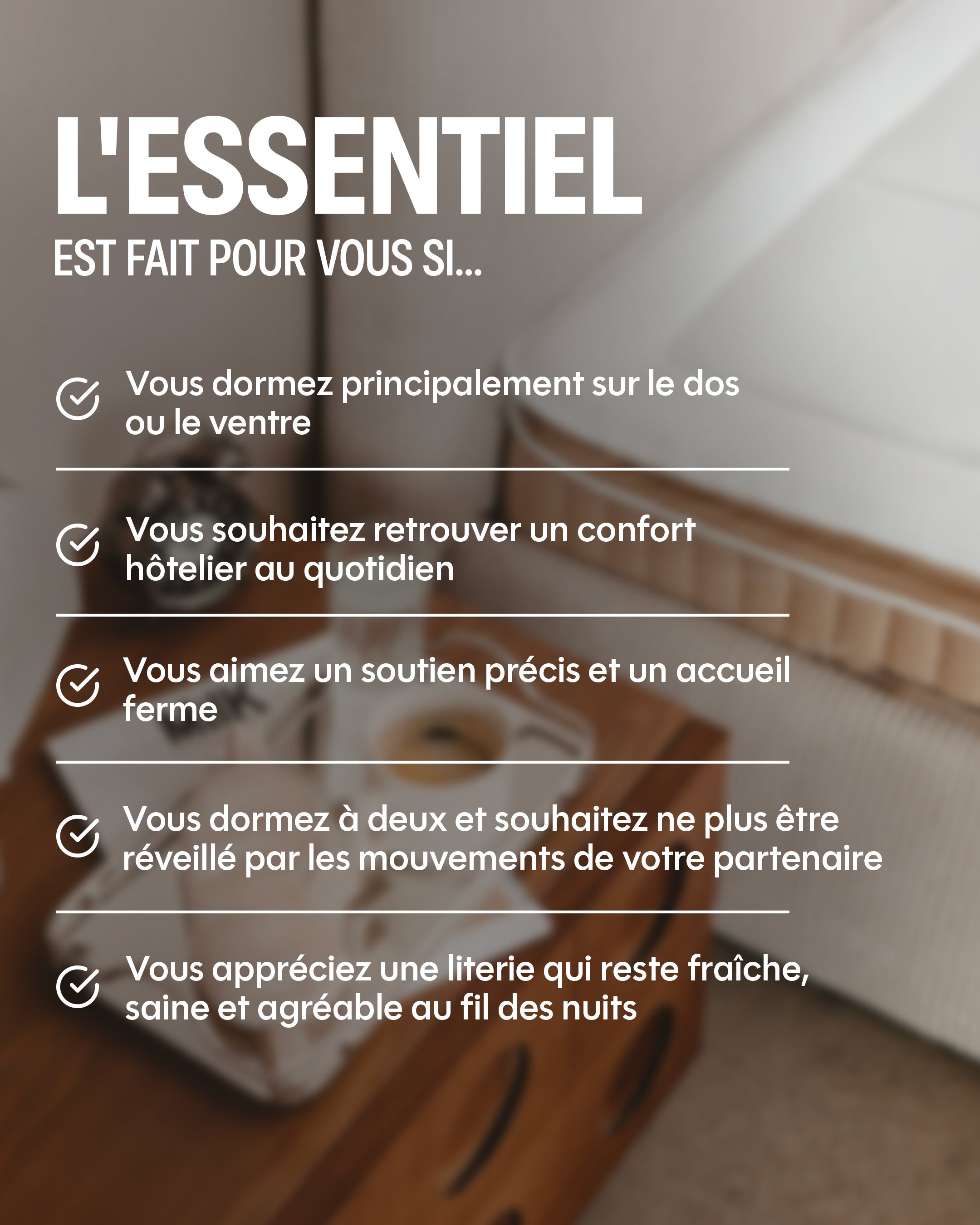 Matelas Hybride - L'Essentiel by Drimz