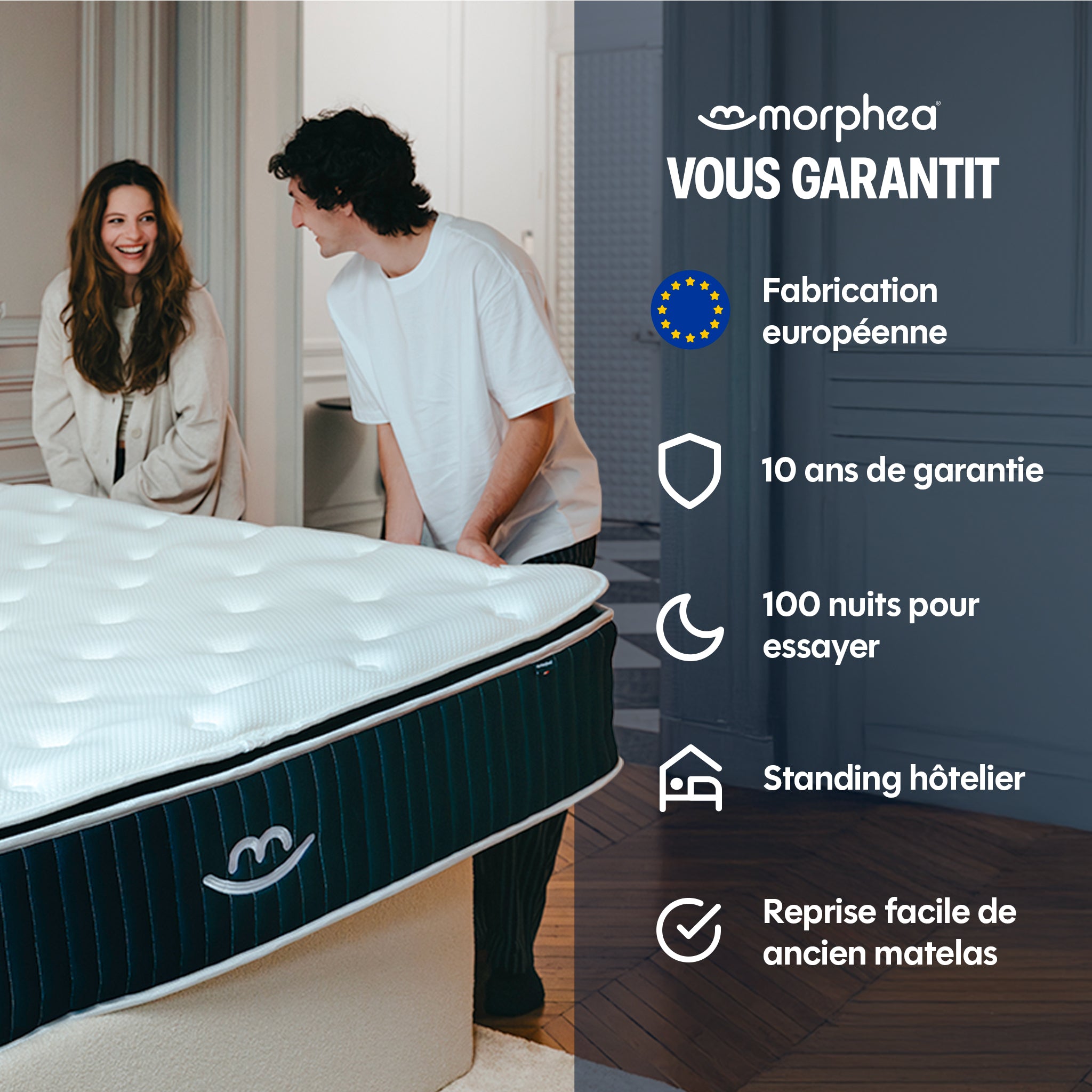 Mila hybrid mattress - foam and springs - 22cm