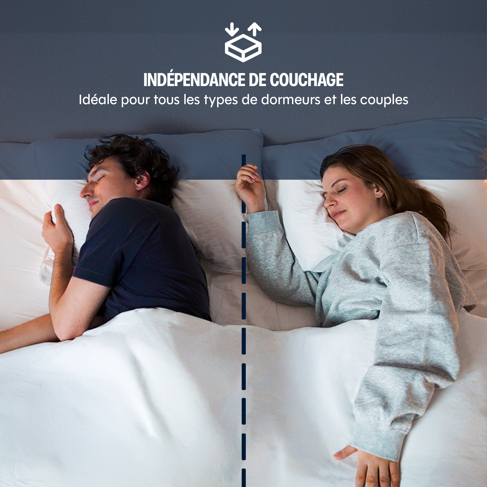 Mila hybrid mattress - foam and springs - 22cm
