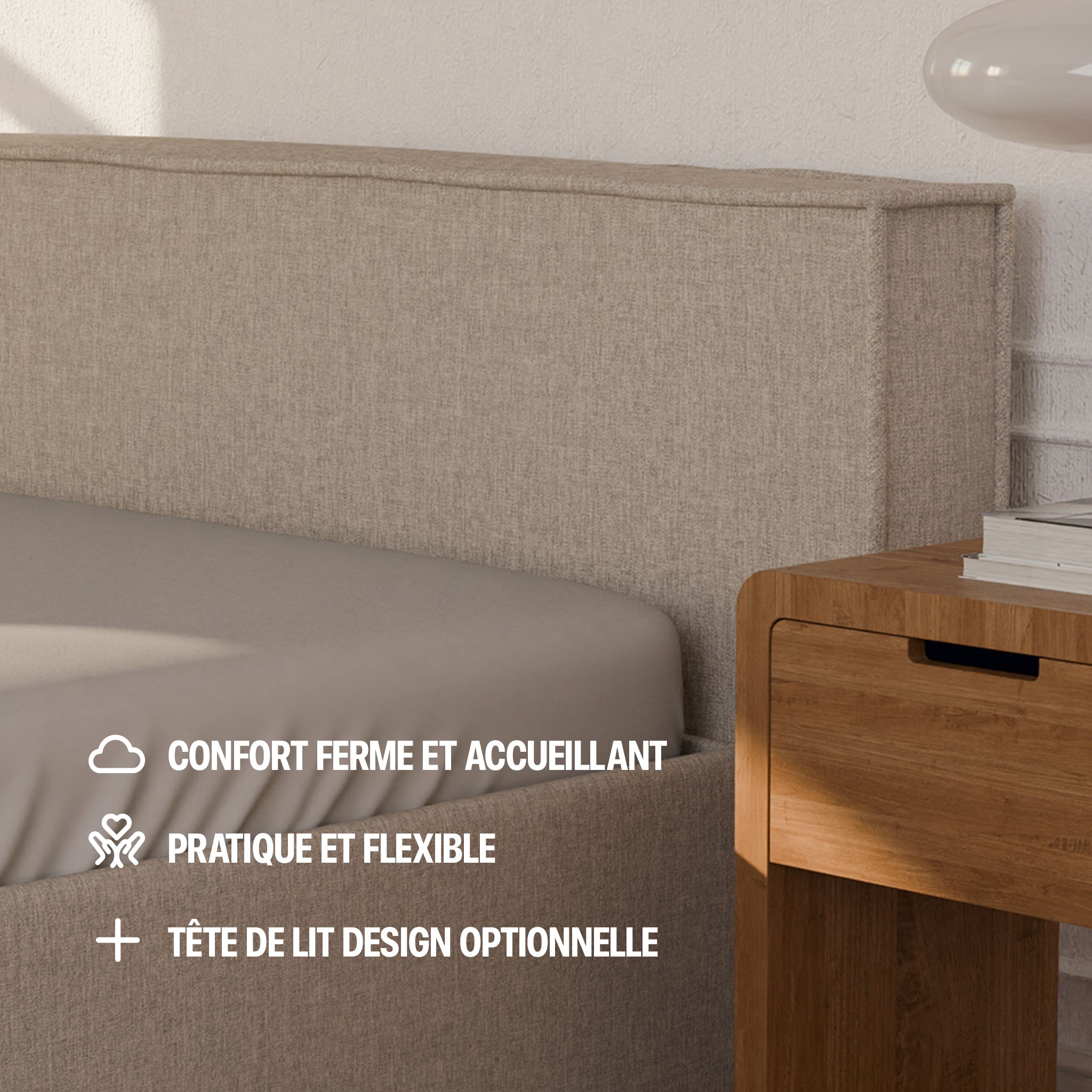 Lit Coffre - 100% personnalisable - Kamila