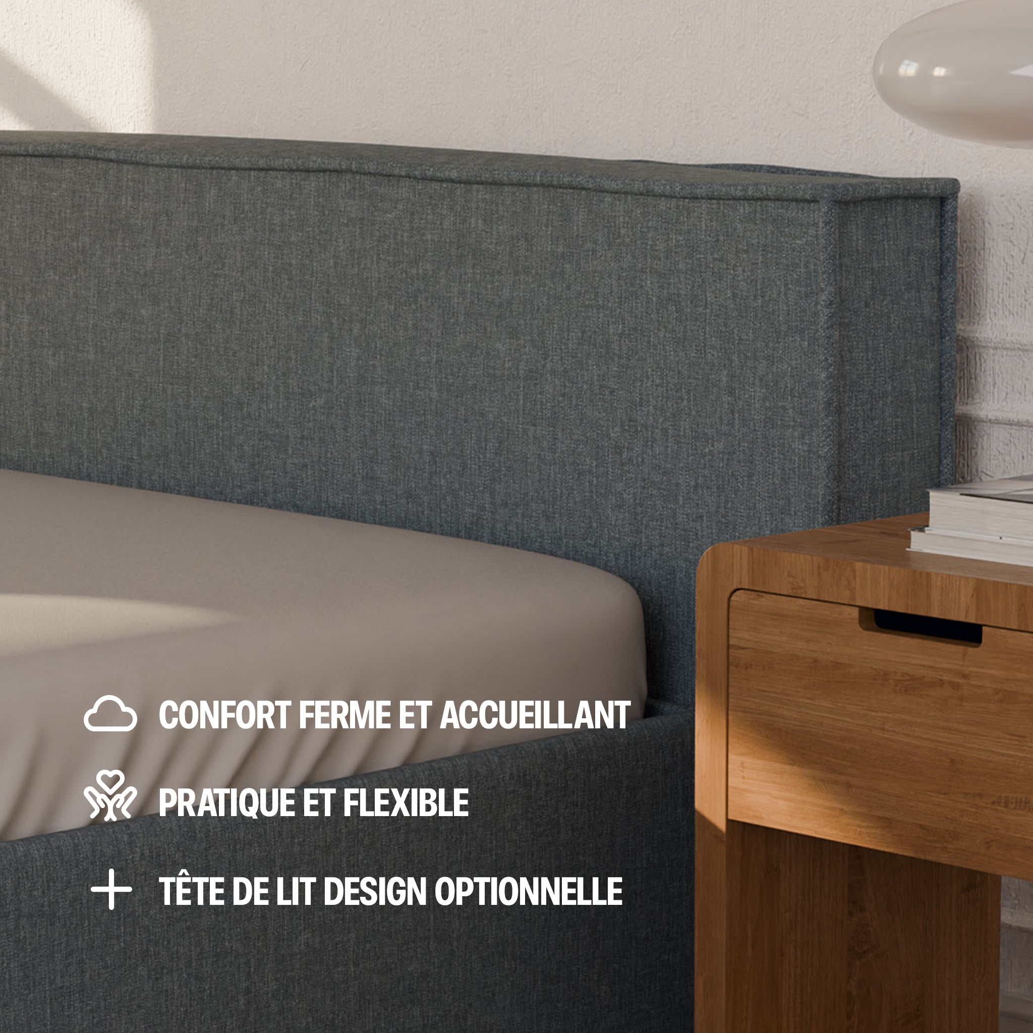 Lit Coffre - 100% personnalisable - Kamila