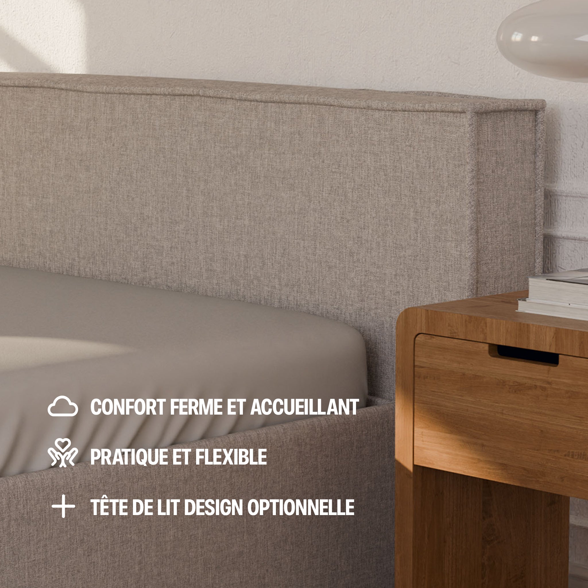 Lit Coffre - 100% personnalisable - Kamila