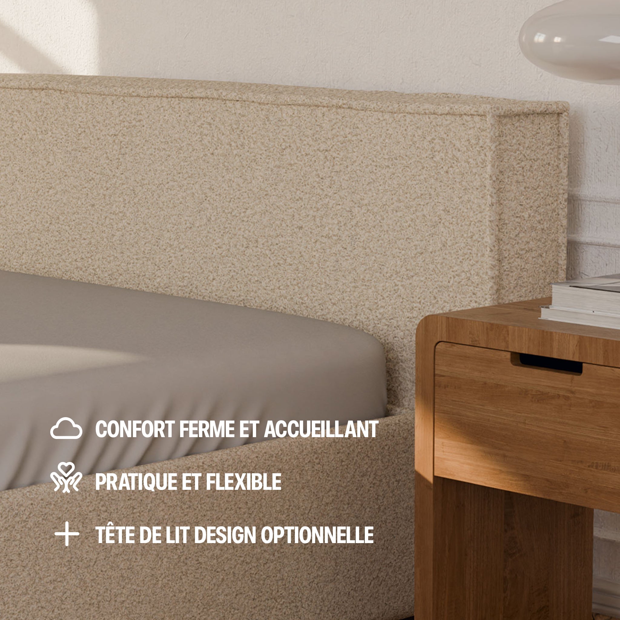 Lit Coffre - 100% personnalisable - Kamila