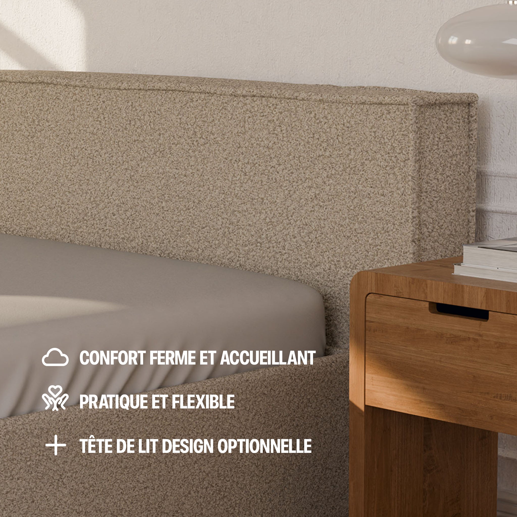 Lit Coffre - 100% personnalisable - Kamila