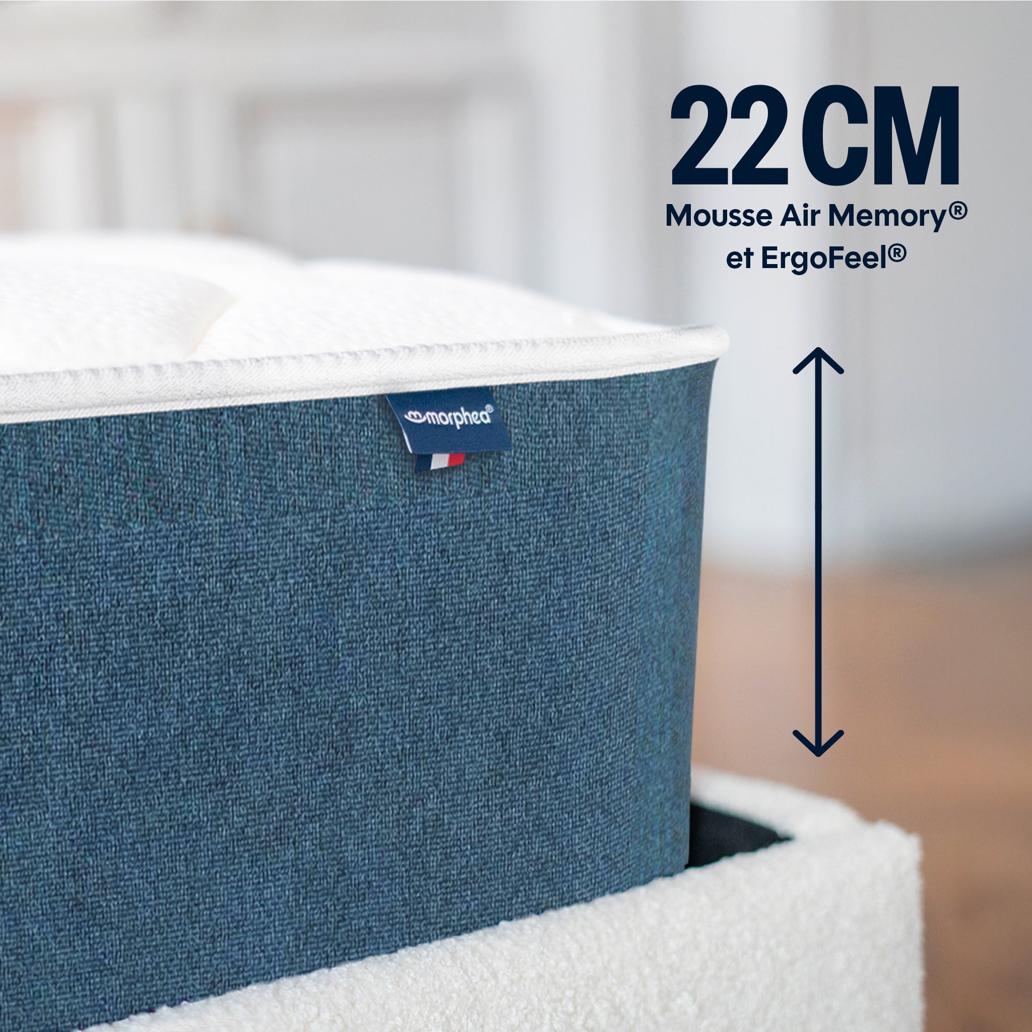 Pack Matelas hybride Mila - mousse et ressorts + 2 oreillers