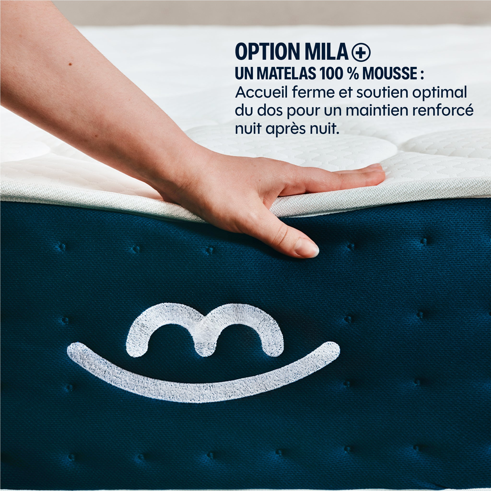 Mila hybrid mattress - foam and springs - 22cm