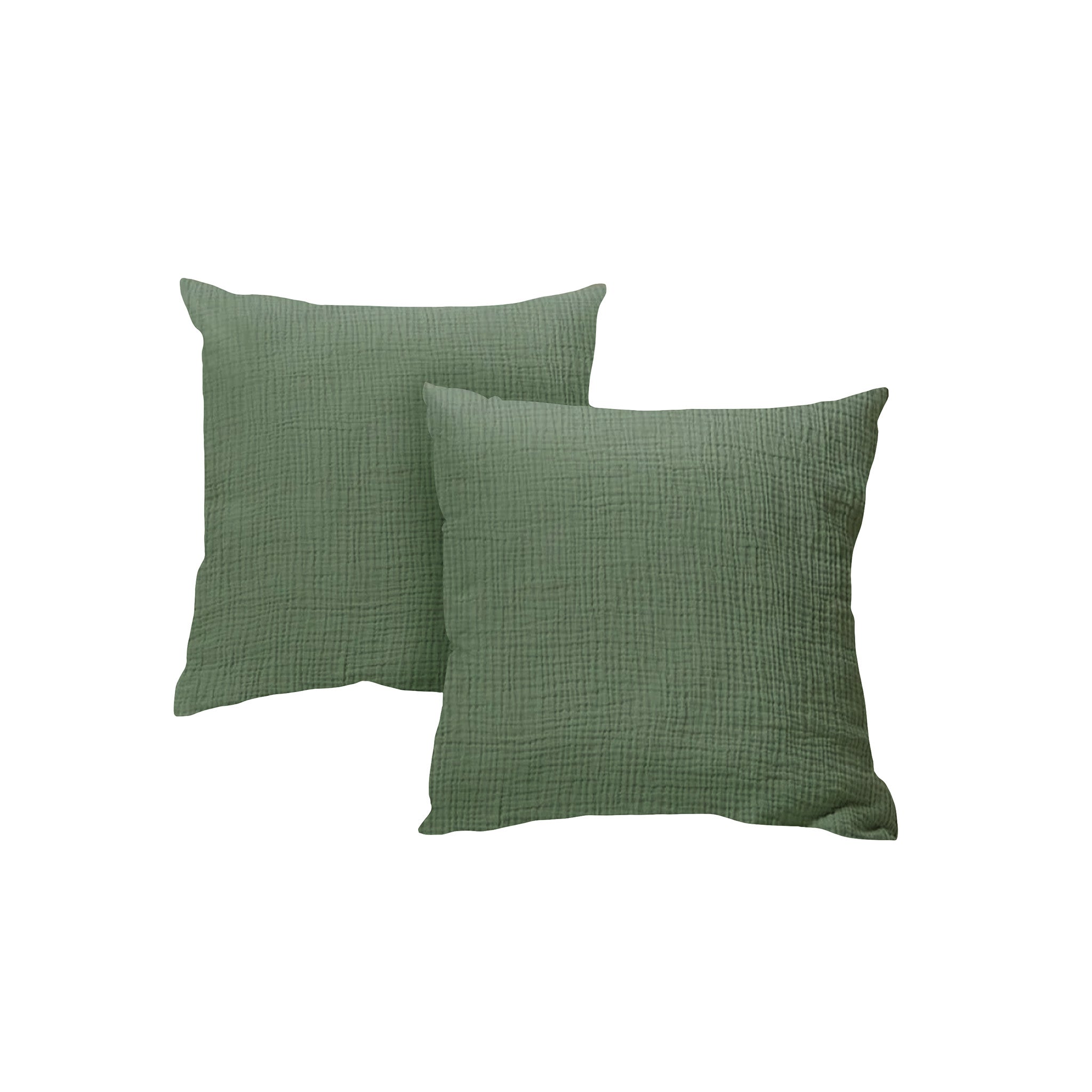 Cotton percale pillowcases x2 - 5 colors to choose from