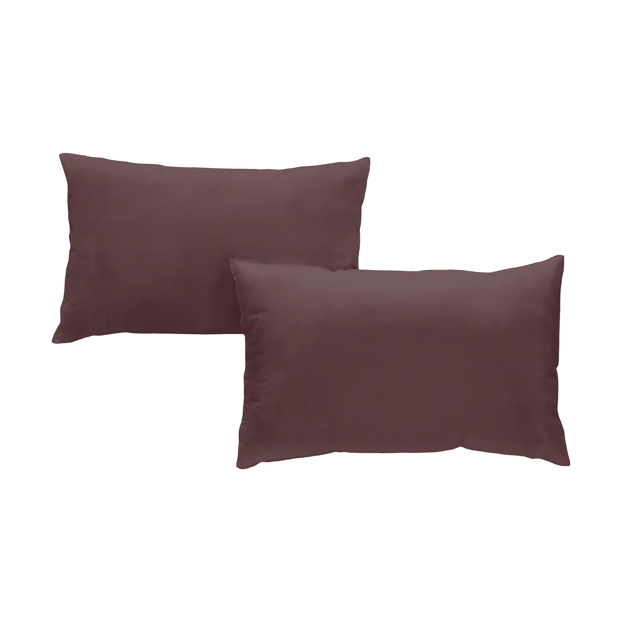 Cotton percale pillowcases x2 - 5 colors to choose from