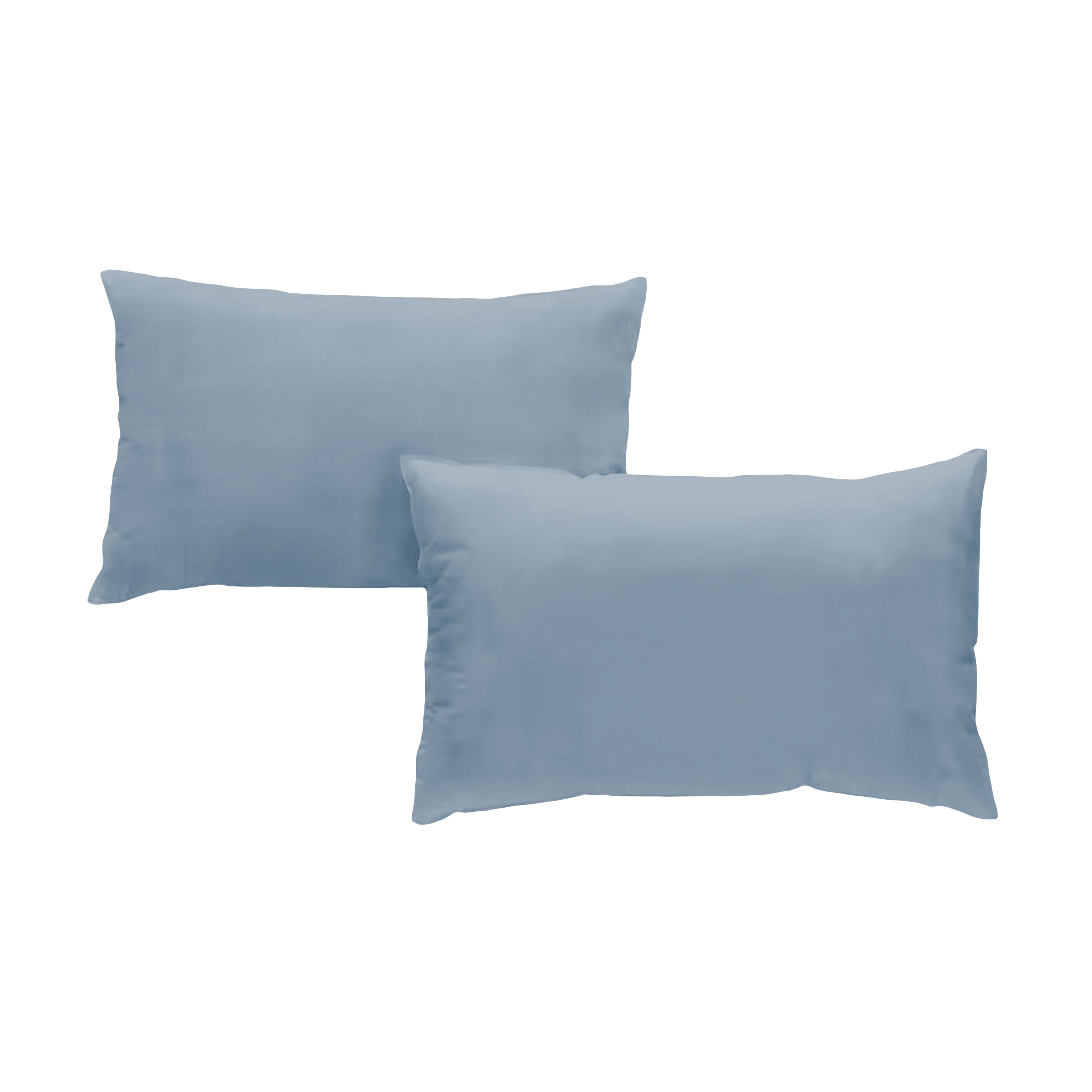 Cotton percale pillowcases x2 - 5 colors to choose from