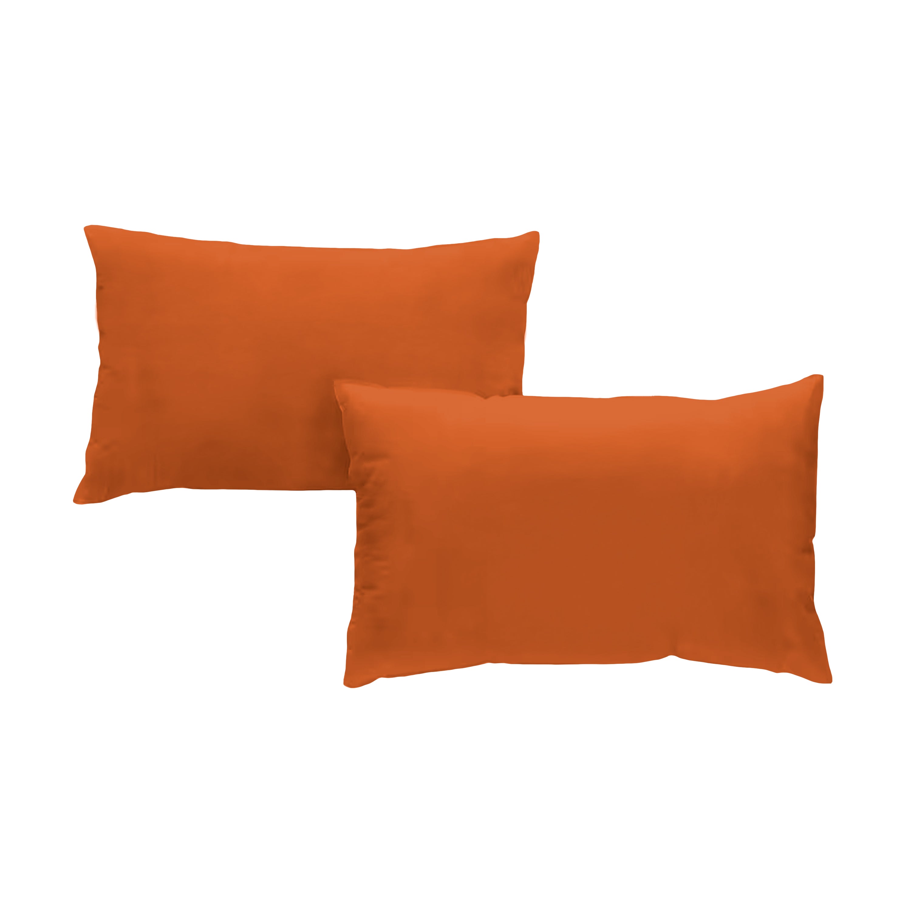 Cotton percale pillowcases x2 - 5 colors to choose from