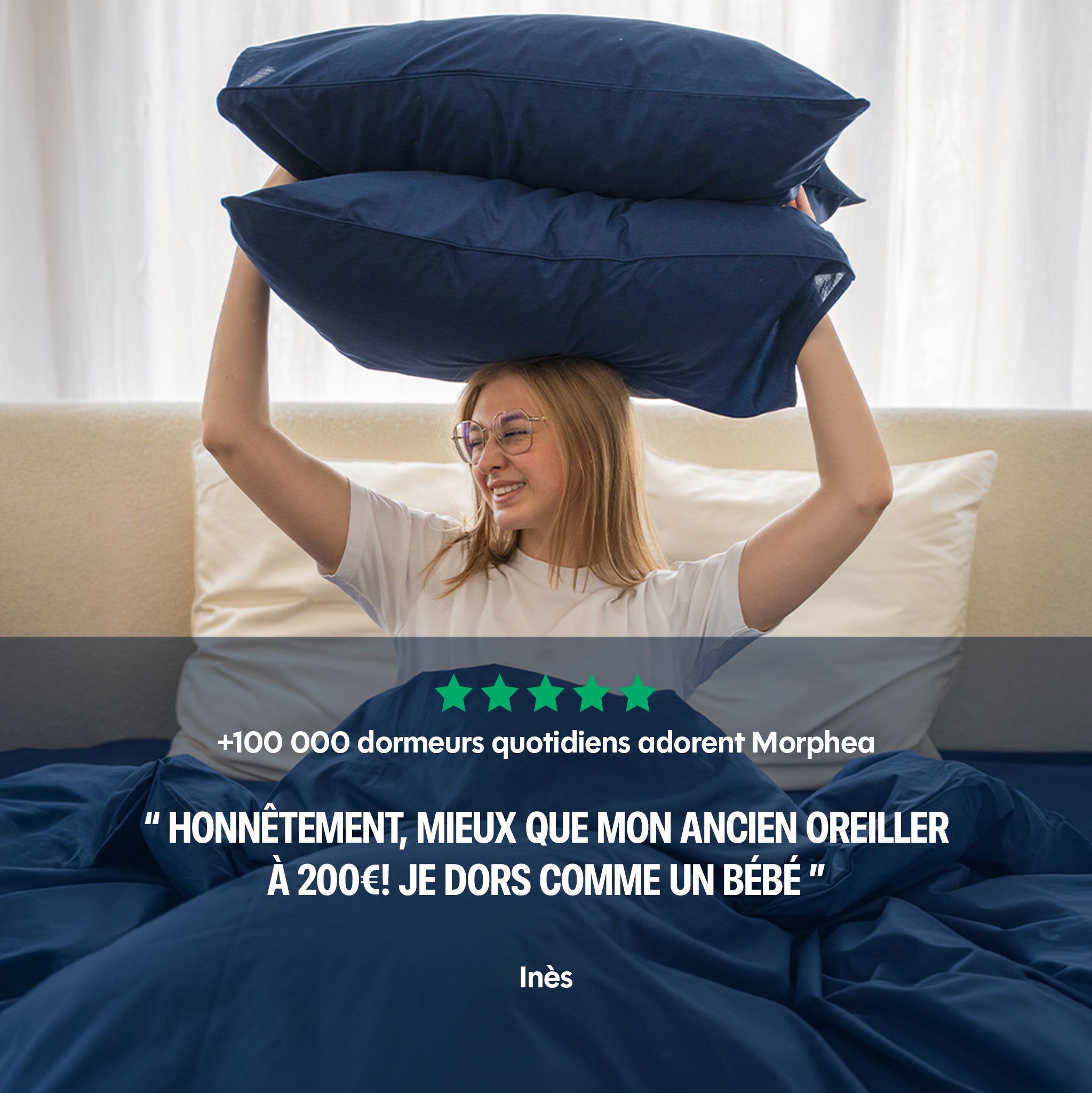Pack Matelas hybride Mila - mousse et ressorts + 2 oreillers