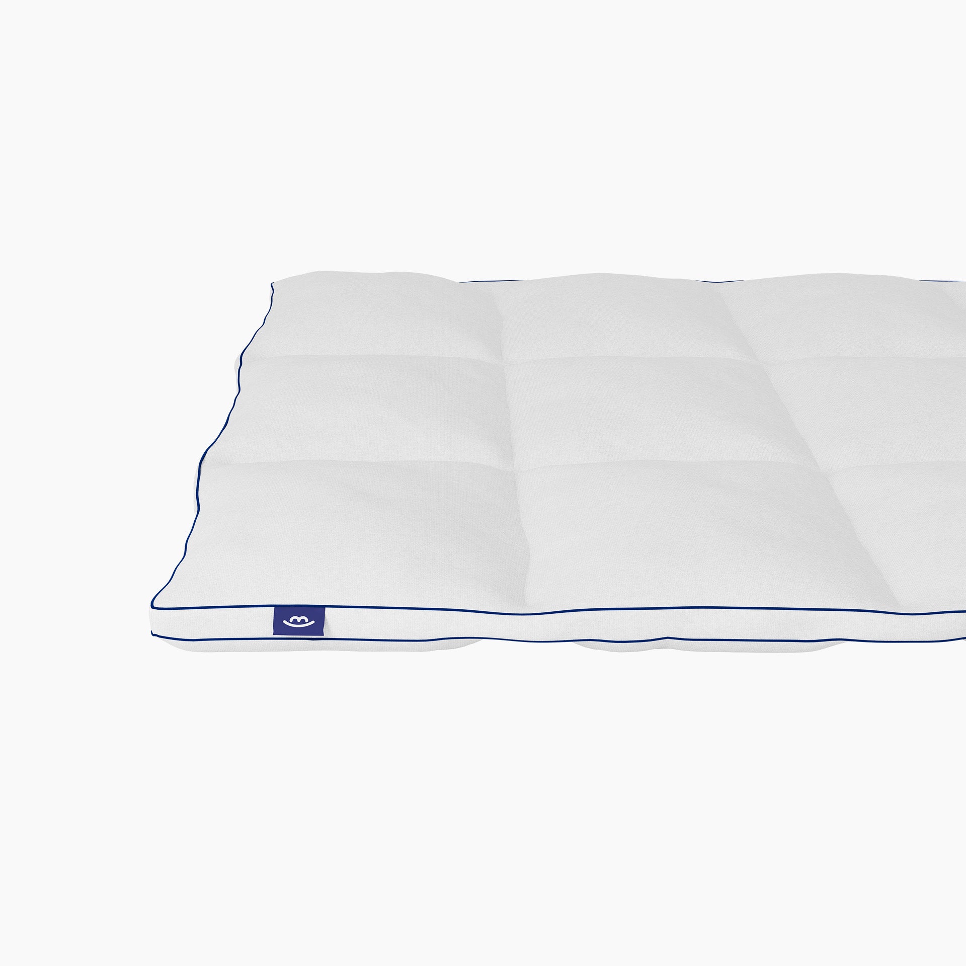 Packshot sur fond blanc du surmatelas cloud