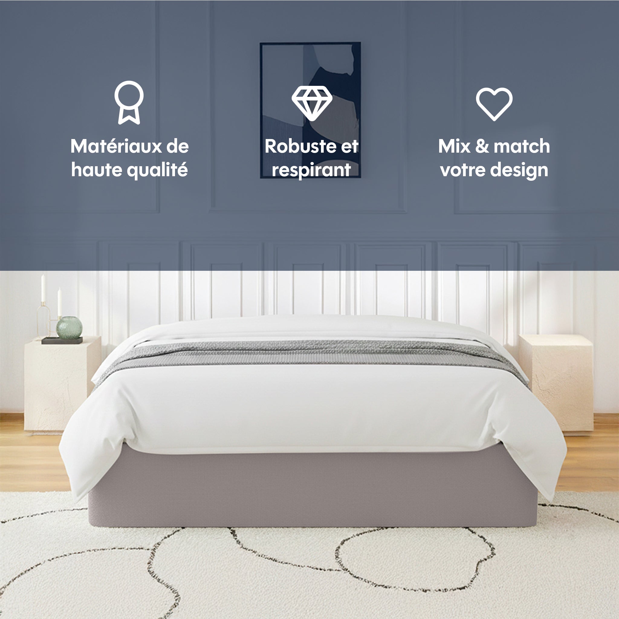 Lit Coffre - 100% personnalisable - Sans