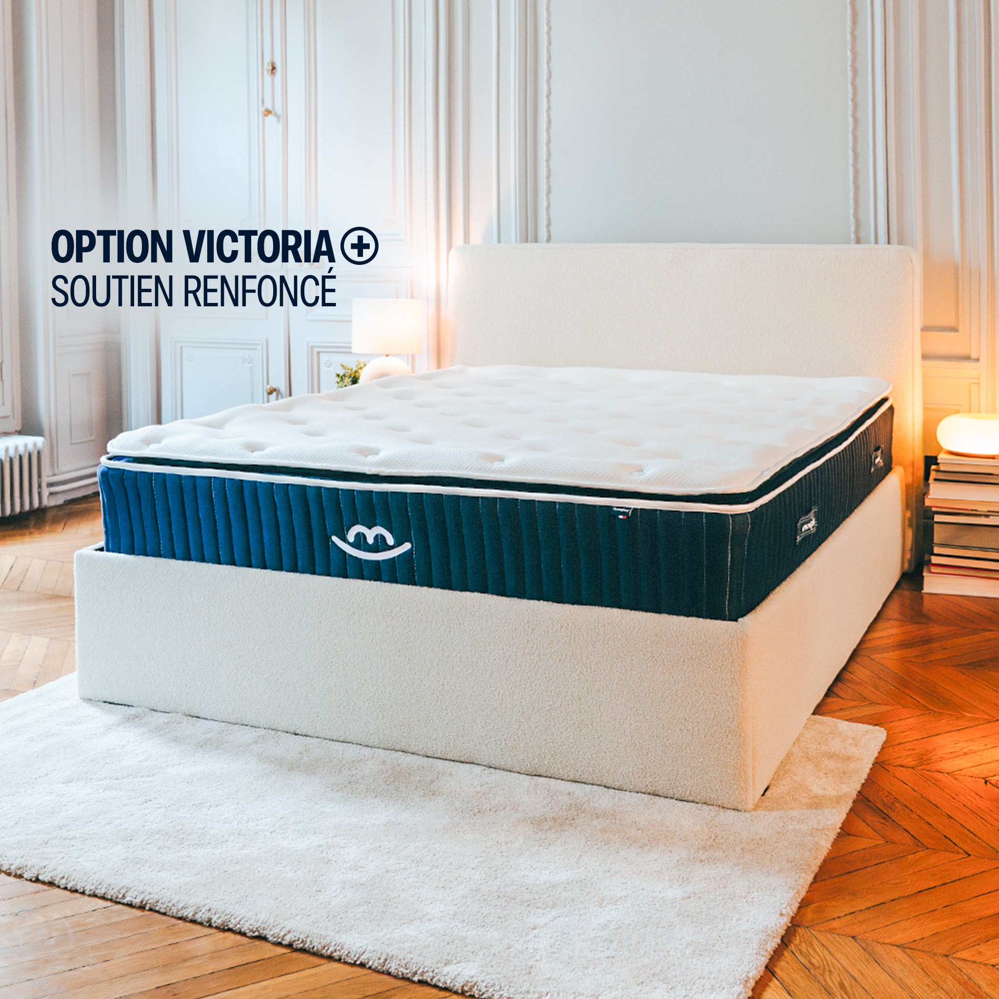 Matelas Hybride Luxe Victoria Plus - Soutien renforcé - 30 cm