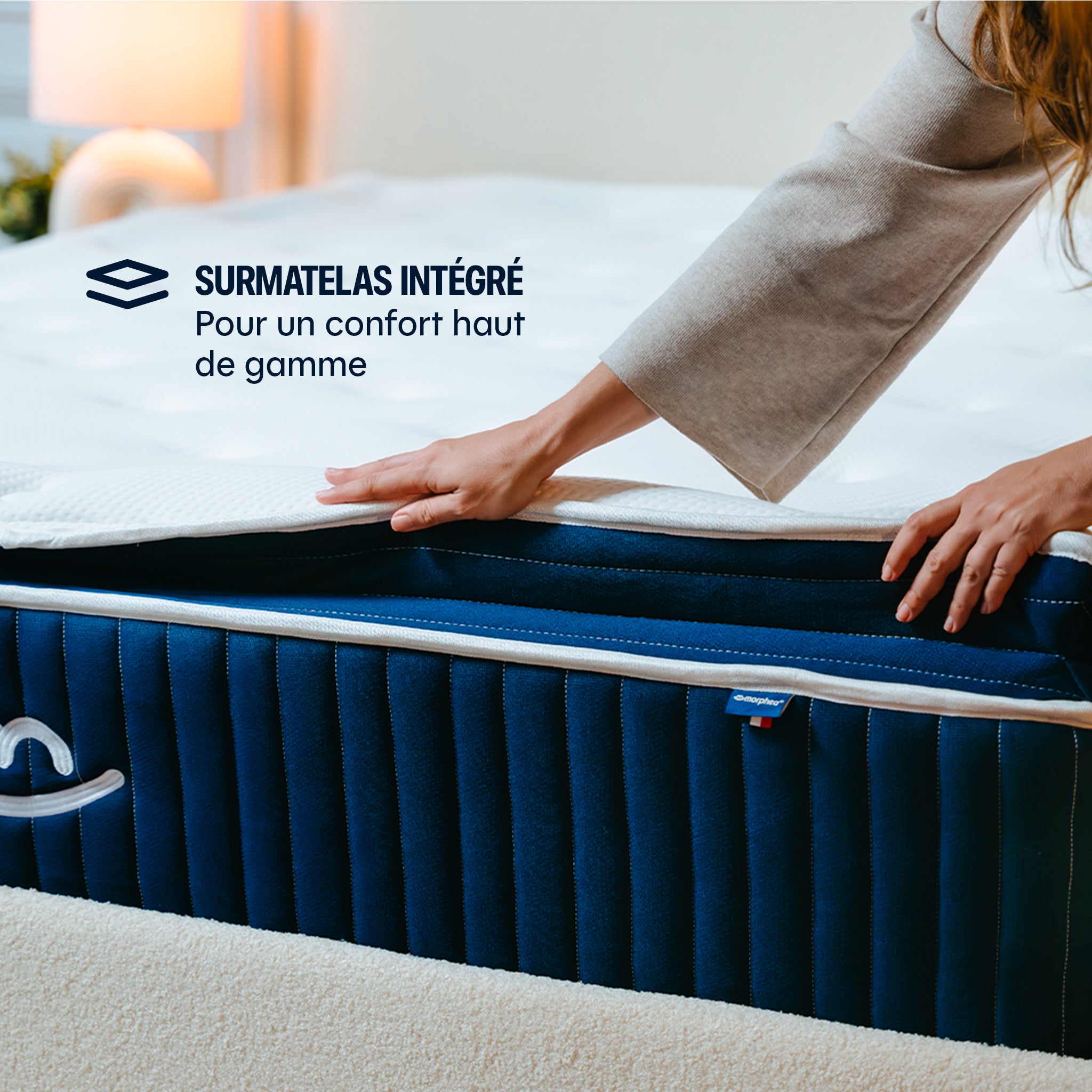 Matelas hybride luxe Victoria - mémoire de forme - 30cm