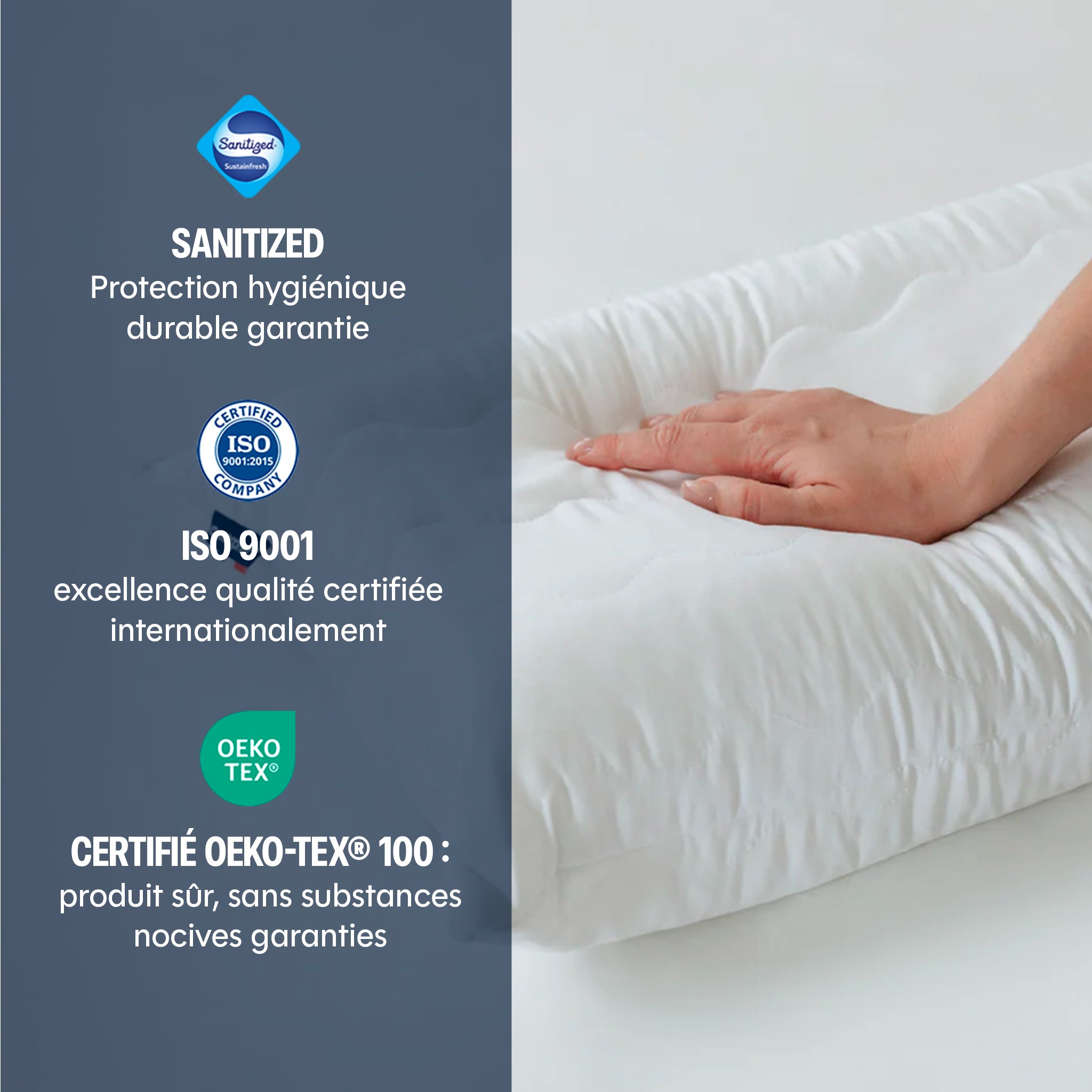 Oreiller ZenForm - hauteur modulable