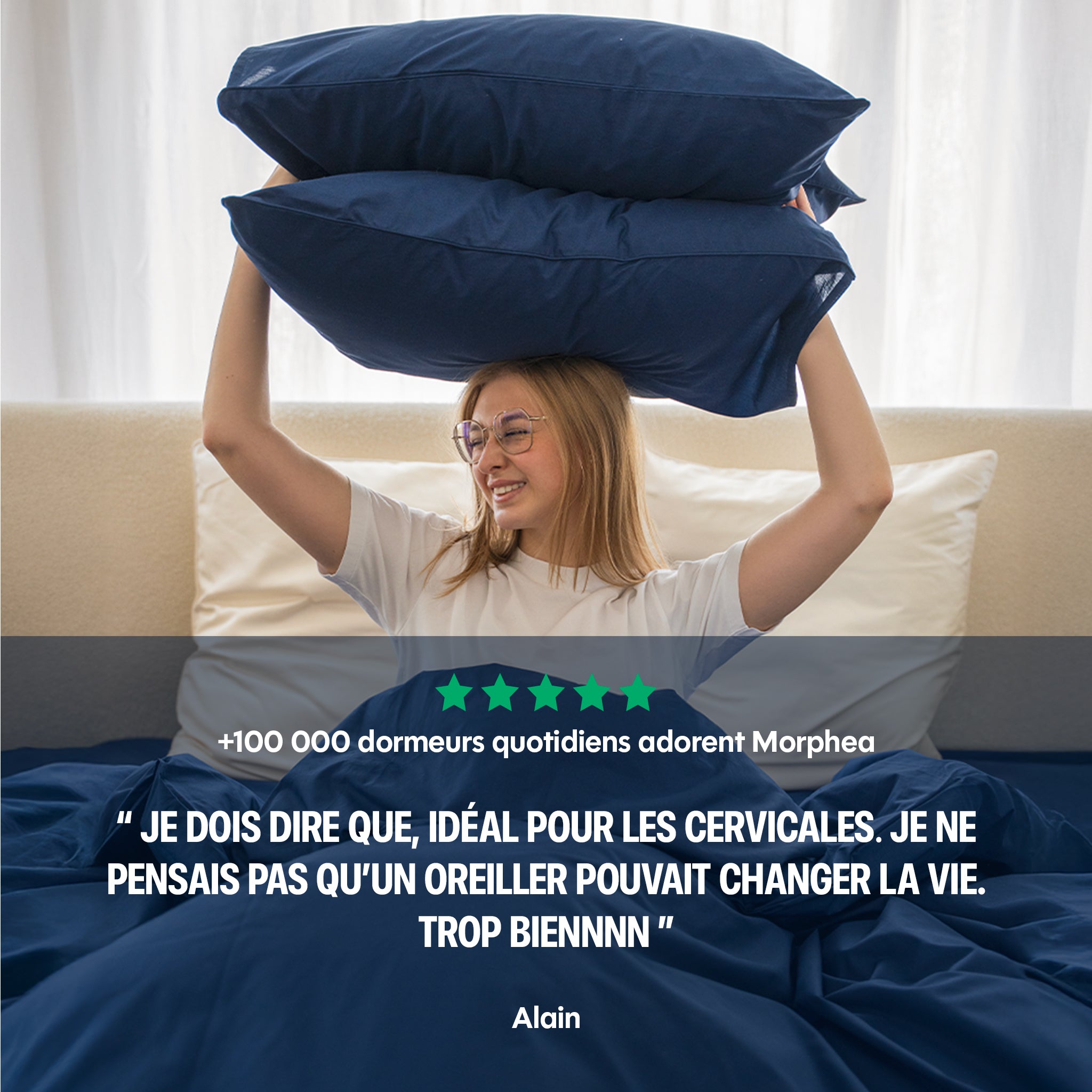 Oreiller ZenForm - hauteur modulable