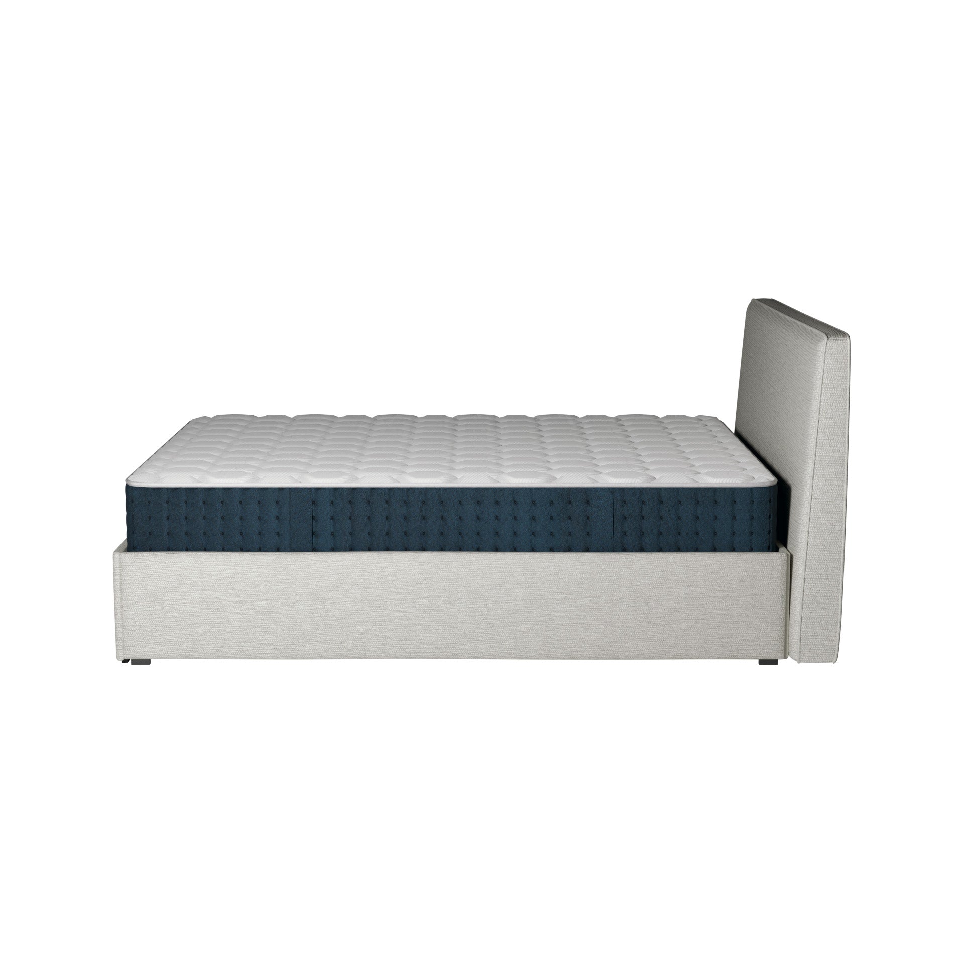 Jade storage bed and memory foam mattress set - 26cm