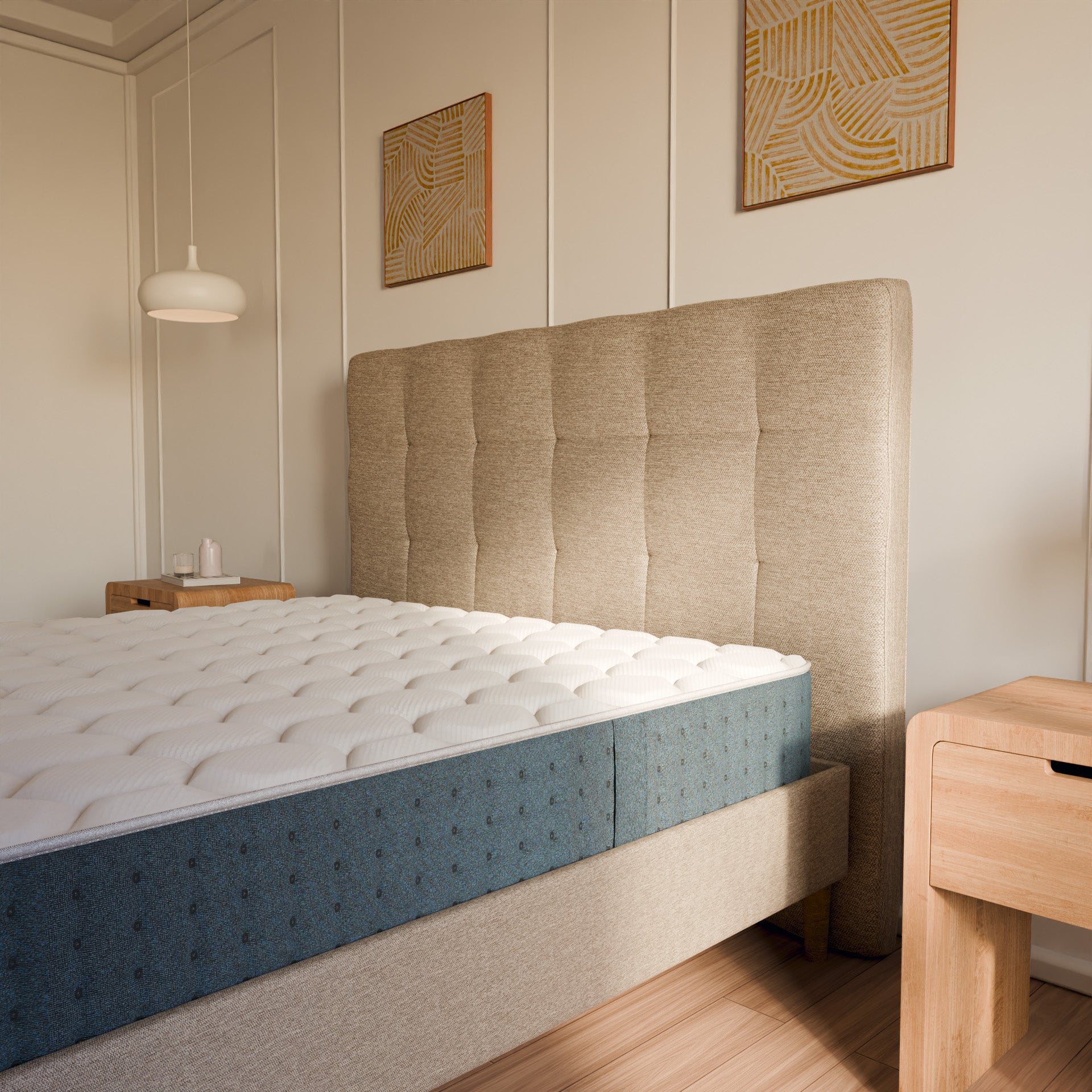 Ensemble lit et matelas à mémoire de forme Jade - 26cm