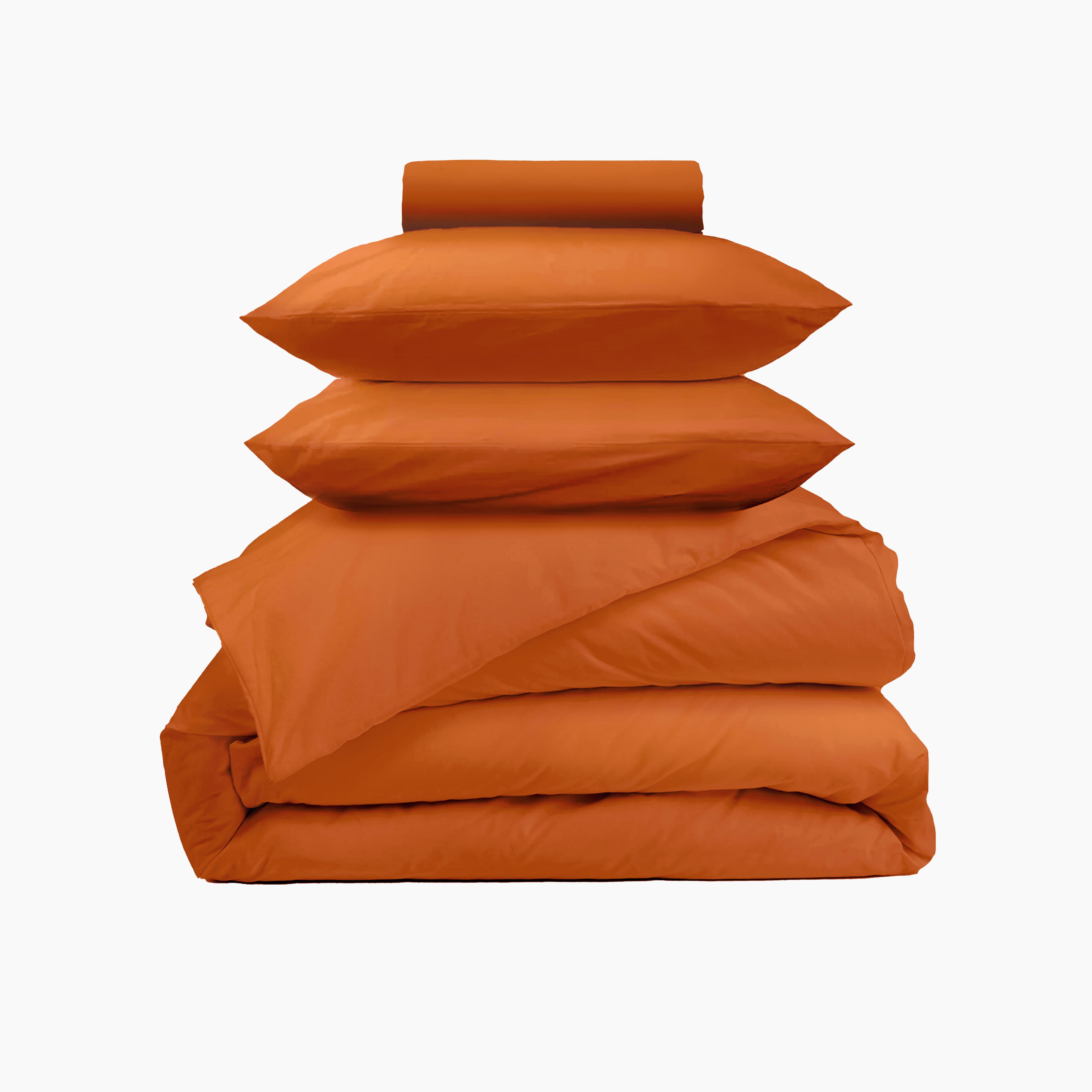 Parure de lit terracotta