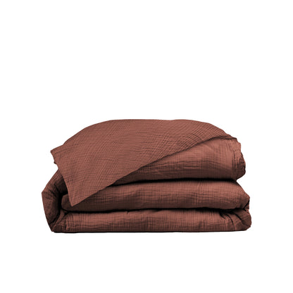 Housse de couette Gaze de coton - 4 coloris au choix