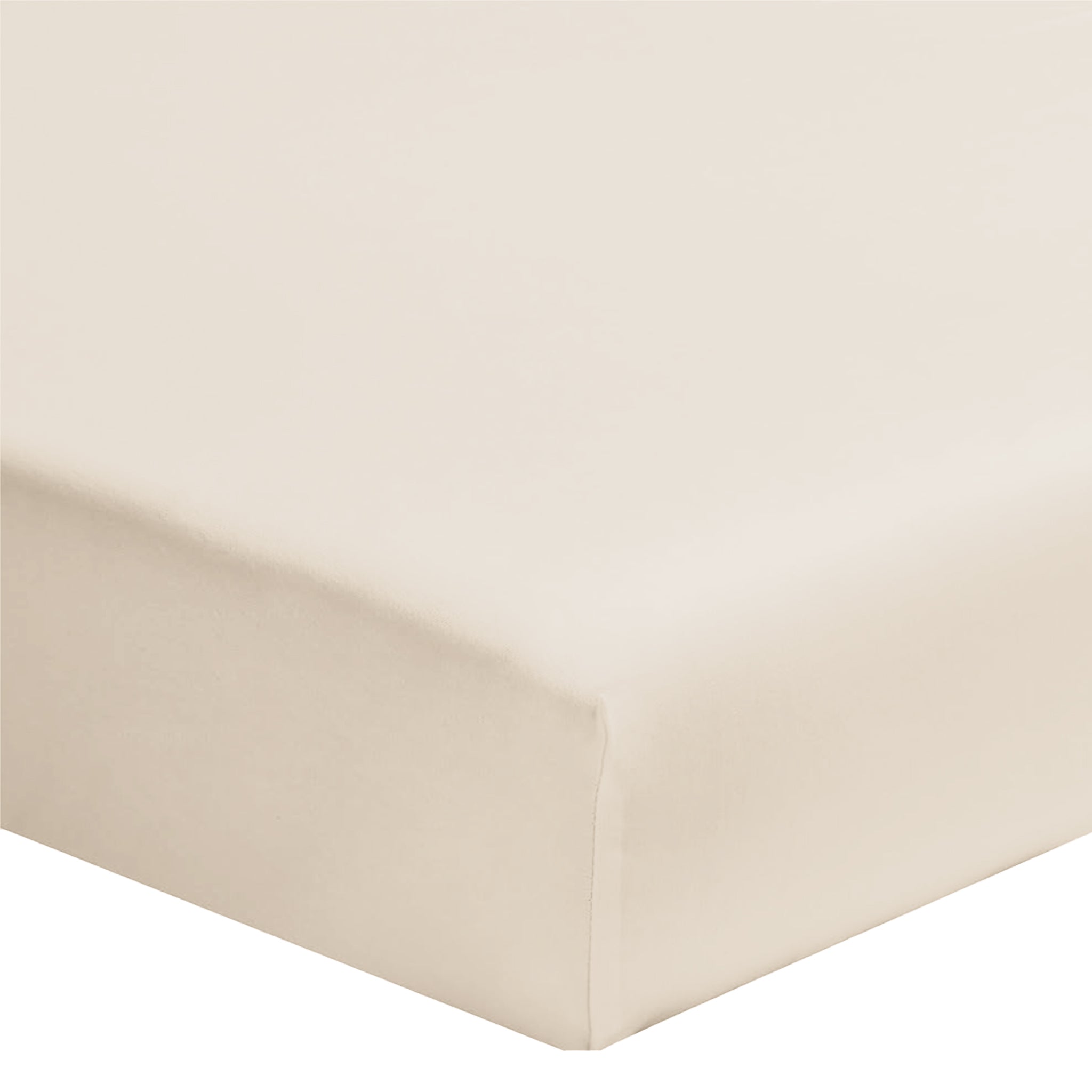 Cotton percale fitted sheet - 6 colors to choose from