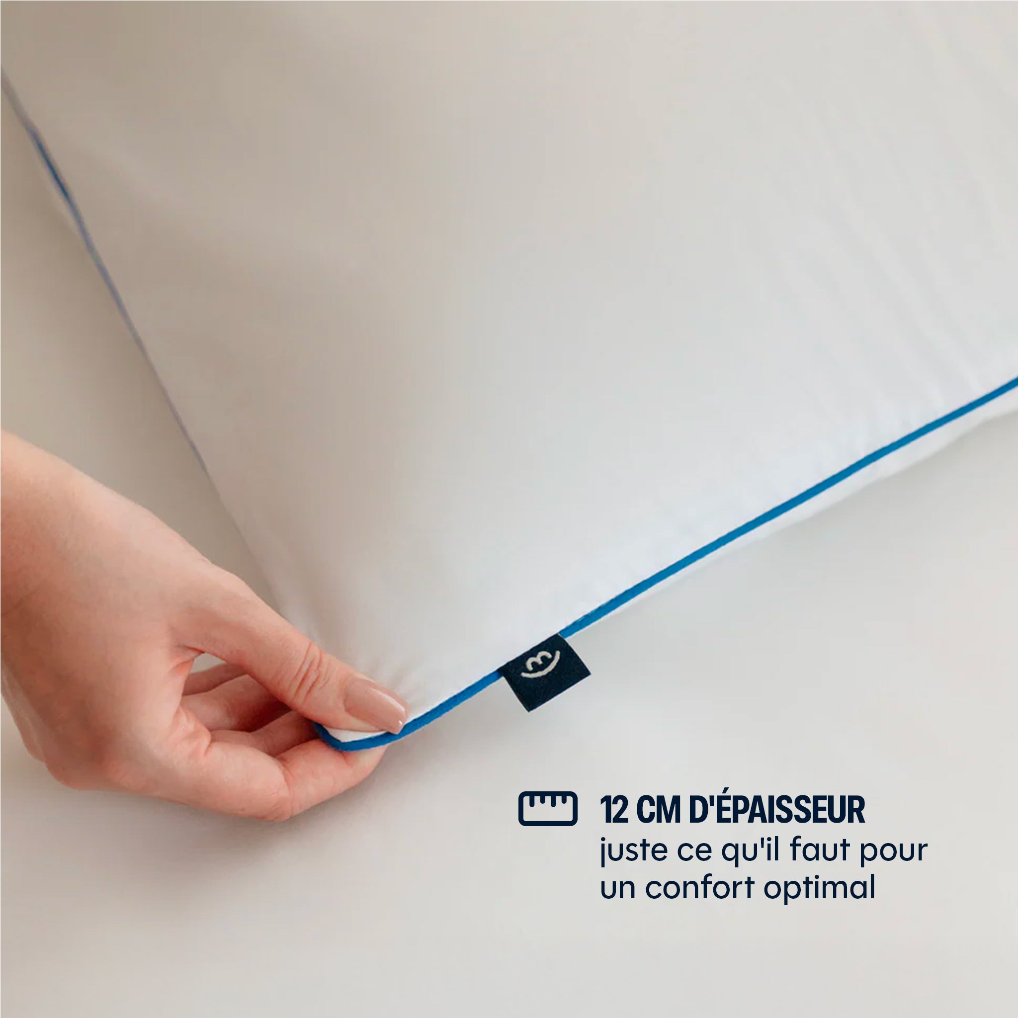 Fluffy Pillow - Polyester Fiber - Set of 2