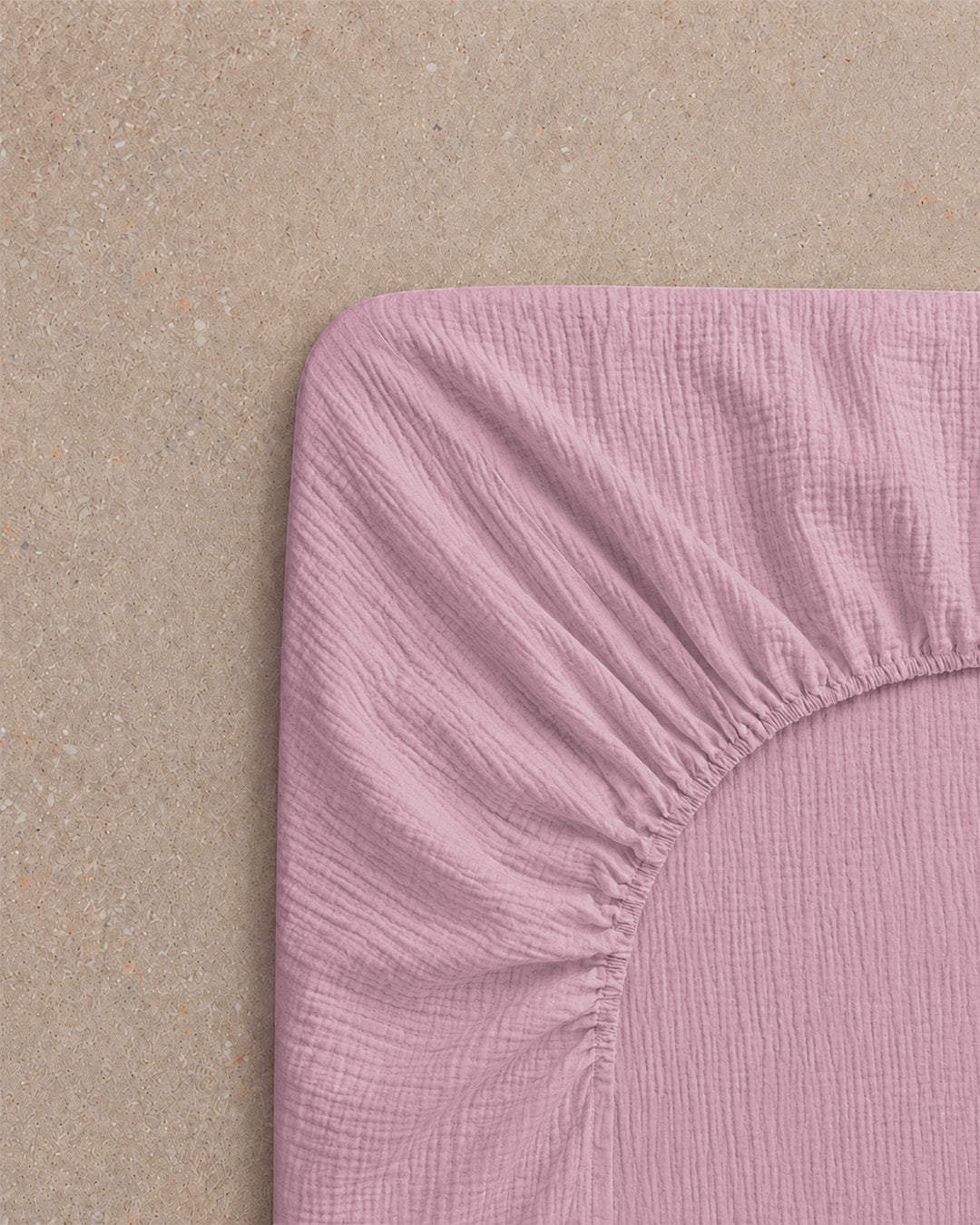 Drap housse gaze de coton - 7 coloris au choix