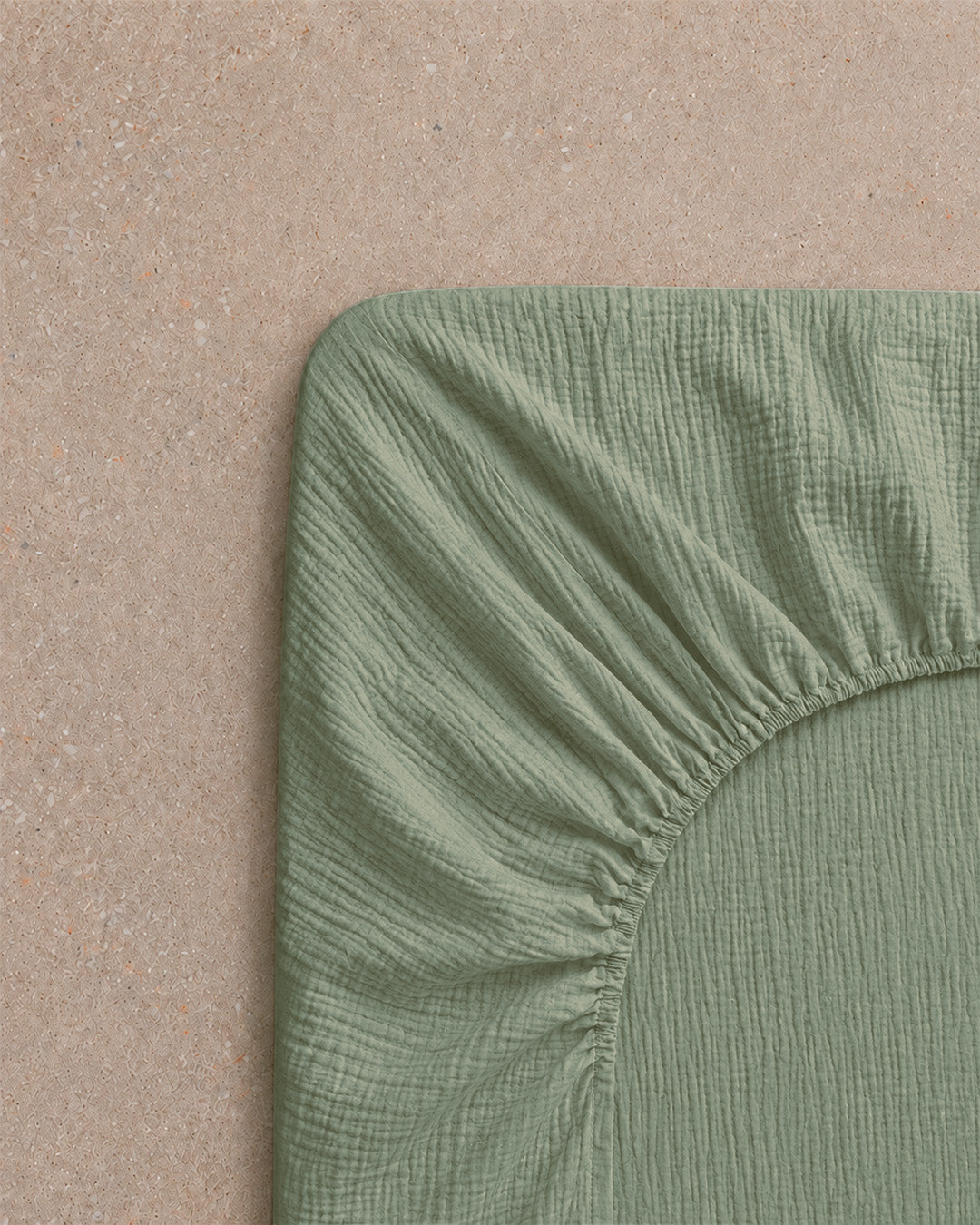 Drap housse gaze de coton - 7 coloris au choix