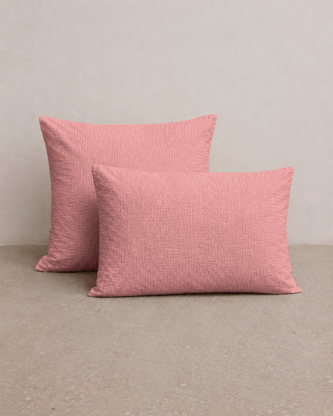 Taie d'oreiller gaze de coton x2 - 4 coloris au choix