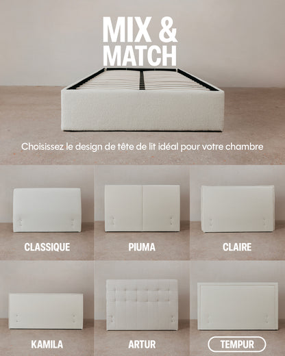 Storage Bed - 100% customisable - Tempur
