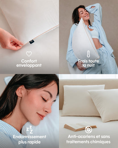 L'Oreiller Drimz Original - plumes et duvet de canard