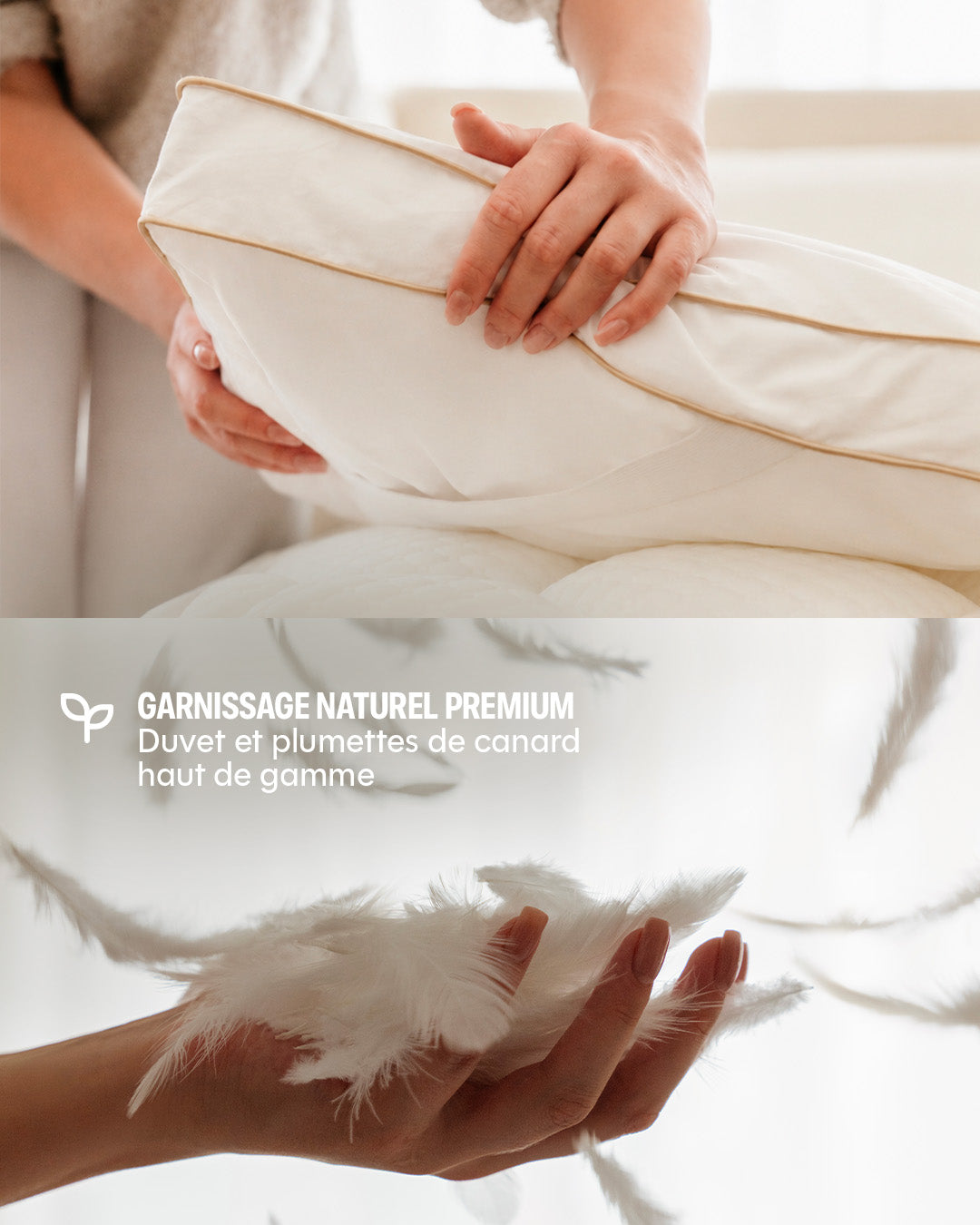 The Drimz mattress topper - duck feathers - 5 cm