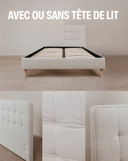 Box spring bed - 3 colors to choose from