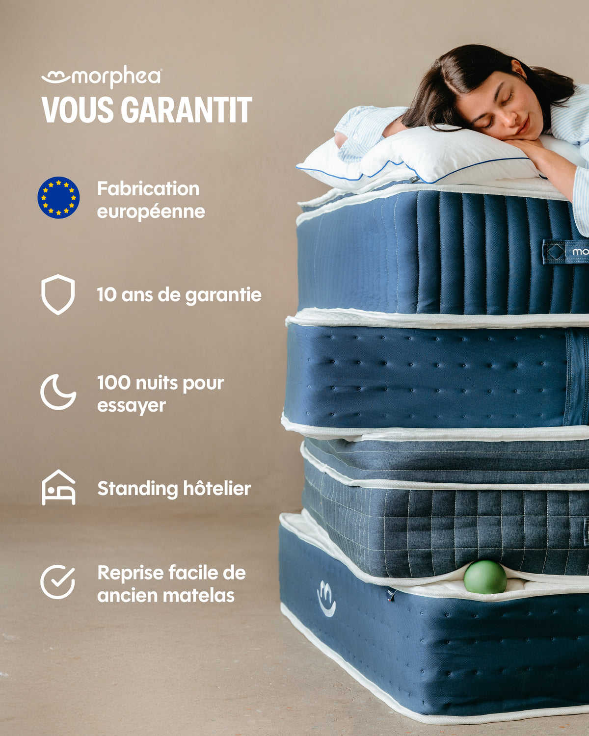 Victoria Luxury Hybrid Mattress - Memory Foam - 30cm